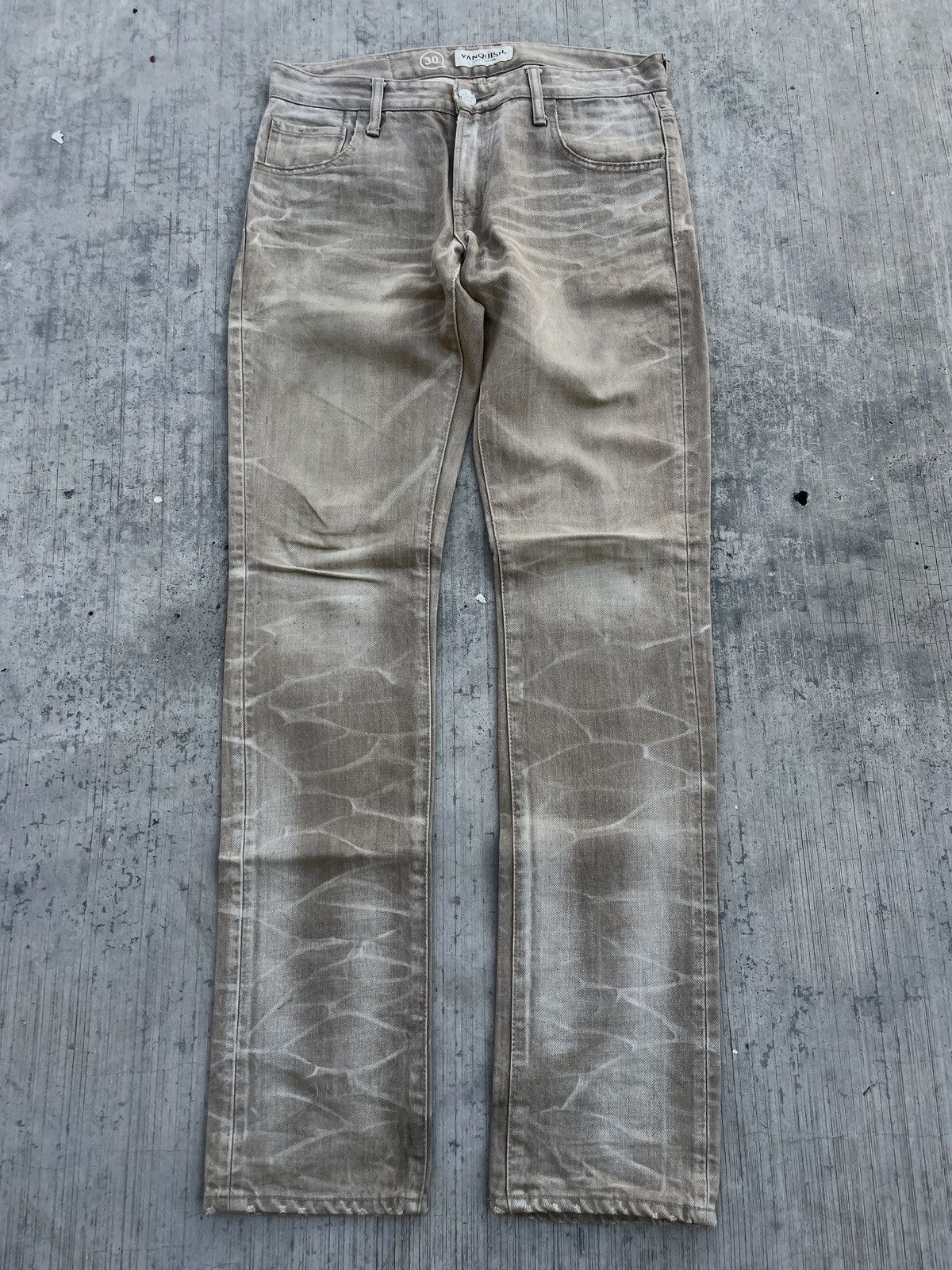 Japanese Brand 2000s JAPANESE BRAND VANQUISH WHISKER WASHED SKINNY ARCHIVE Size US 31 - 1 Thumbnail