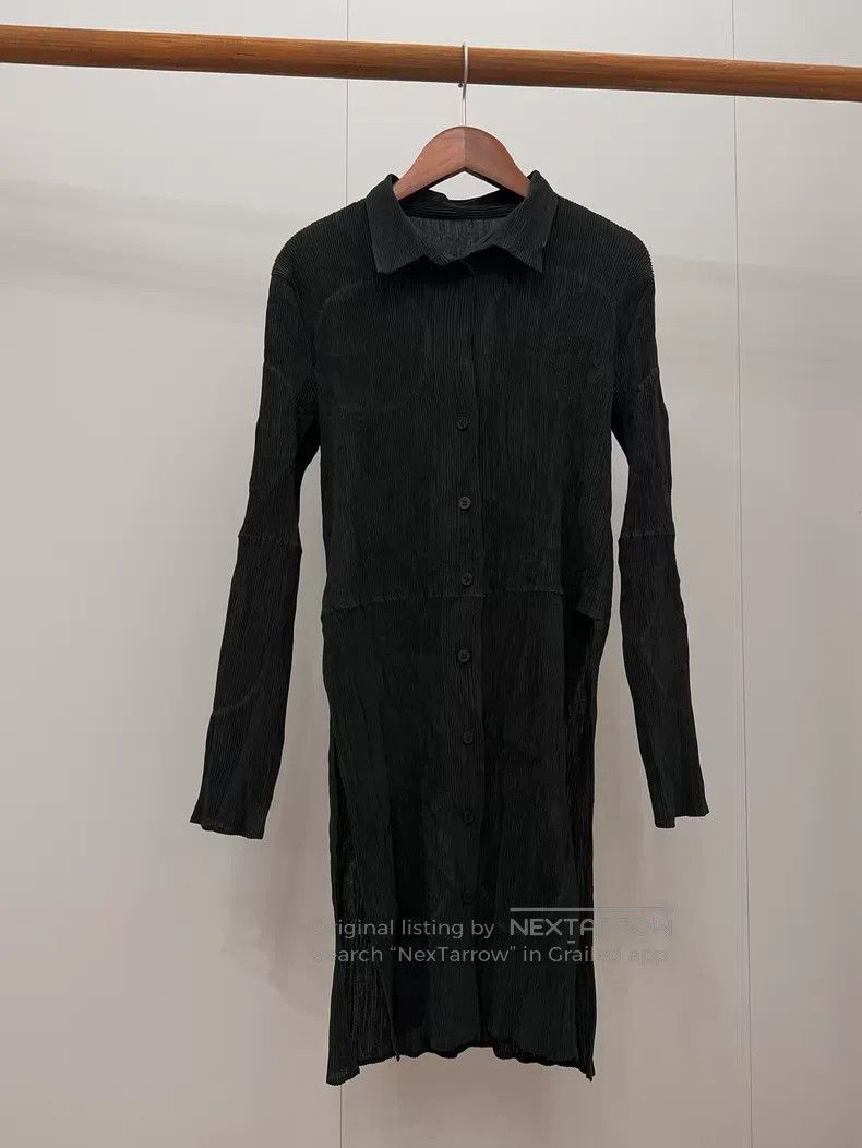 Issey Miyake Issey Miyake Bamboo Circle Geometric Coat Size L / US 10 / IT 46 - 3 Thumbnail