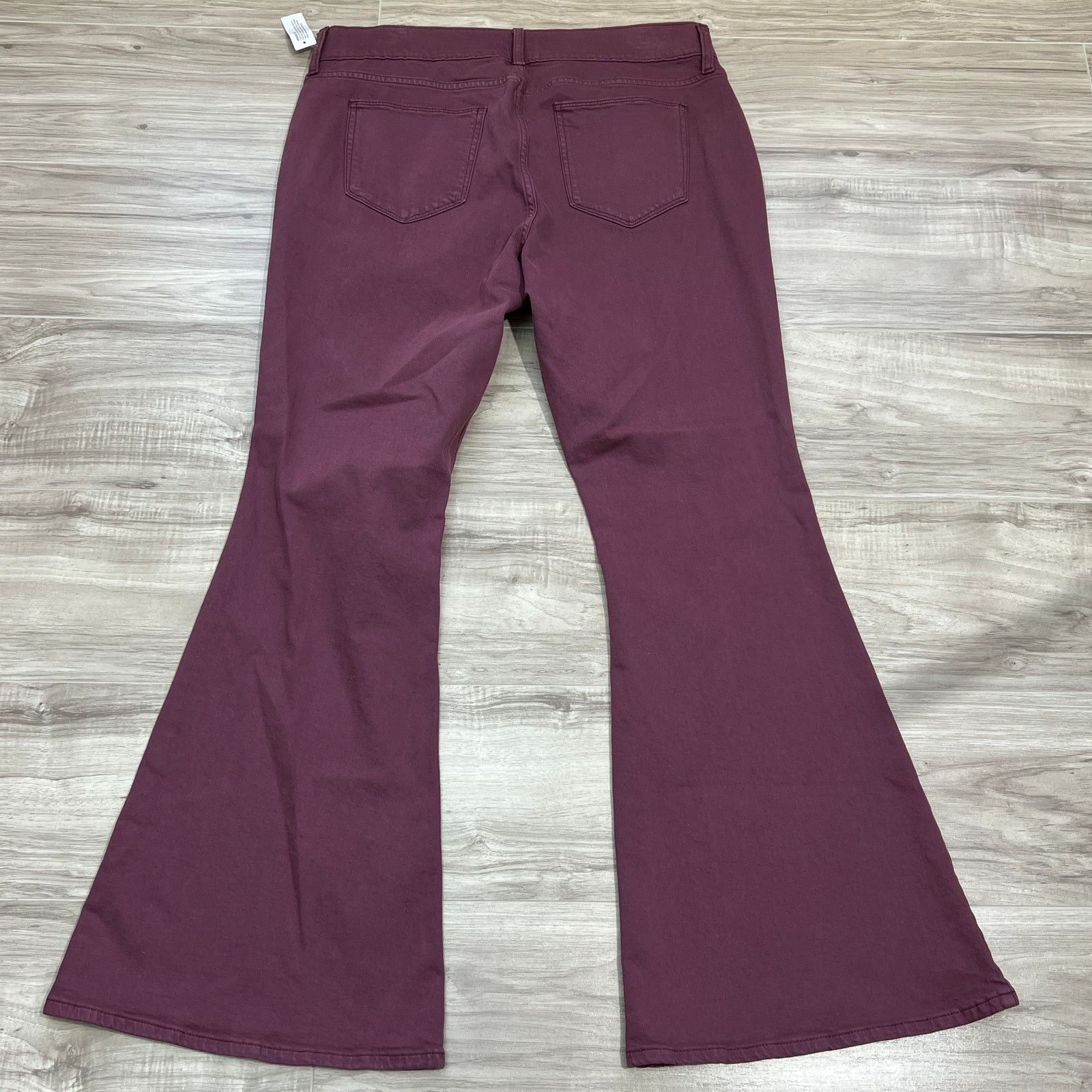 Arizona Jean Co. Arizona Jean Co Y2K Flare Extreme Low Rise Purple Jeans 15 Size 36" / US 14 / IT 50 - 2 Thumbnail