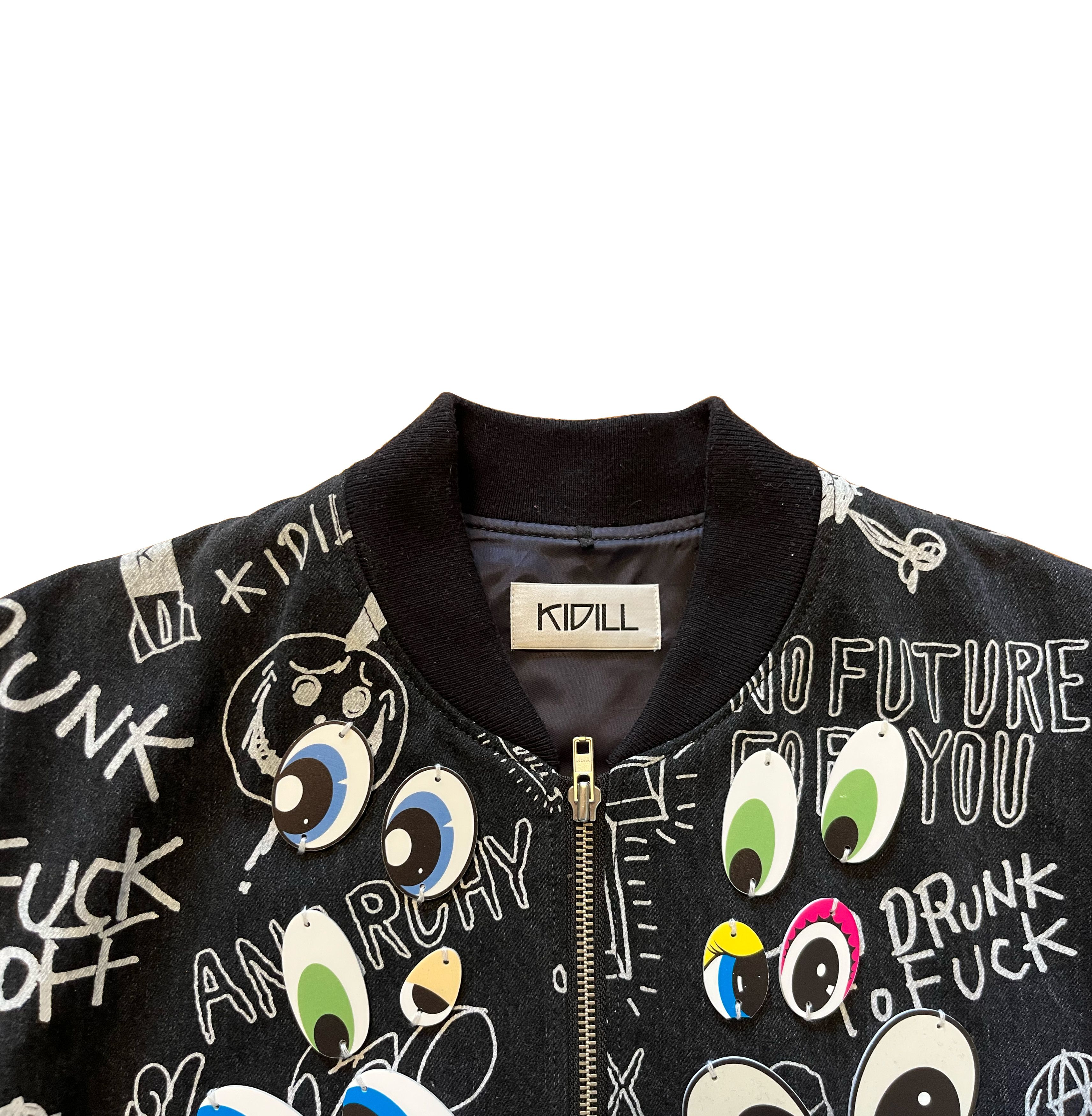 KIDILL KIDILL Dolls Eye Oversized Denim Jacket Size US XL / EU 56 / 4 - 4 Thumbnail