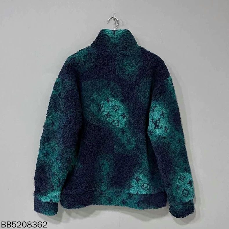 Louis Vuitton Louis Vuitton Black and green gradient full print teddy ja Size US M / EU 48-50 / 2 - 3 Thumbnail