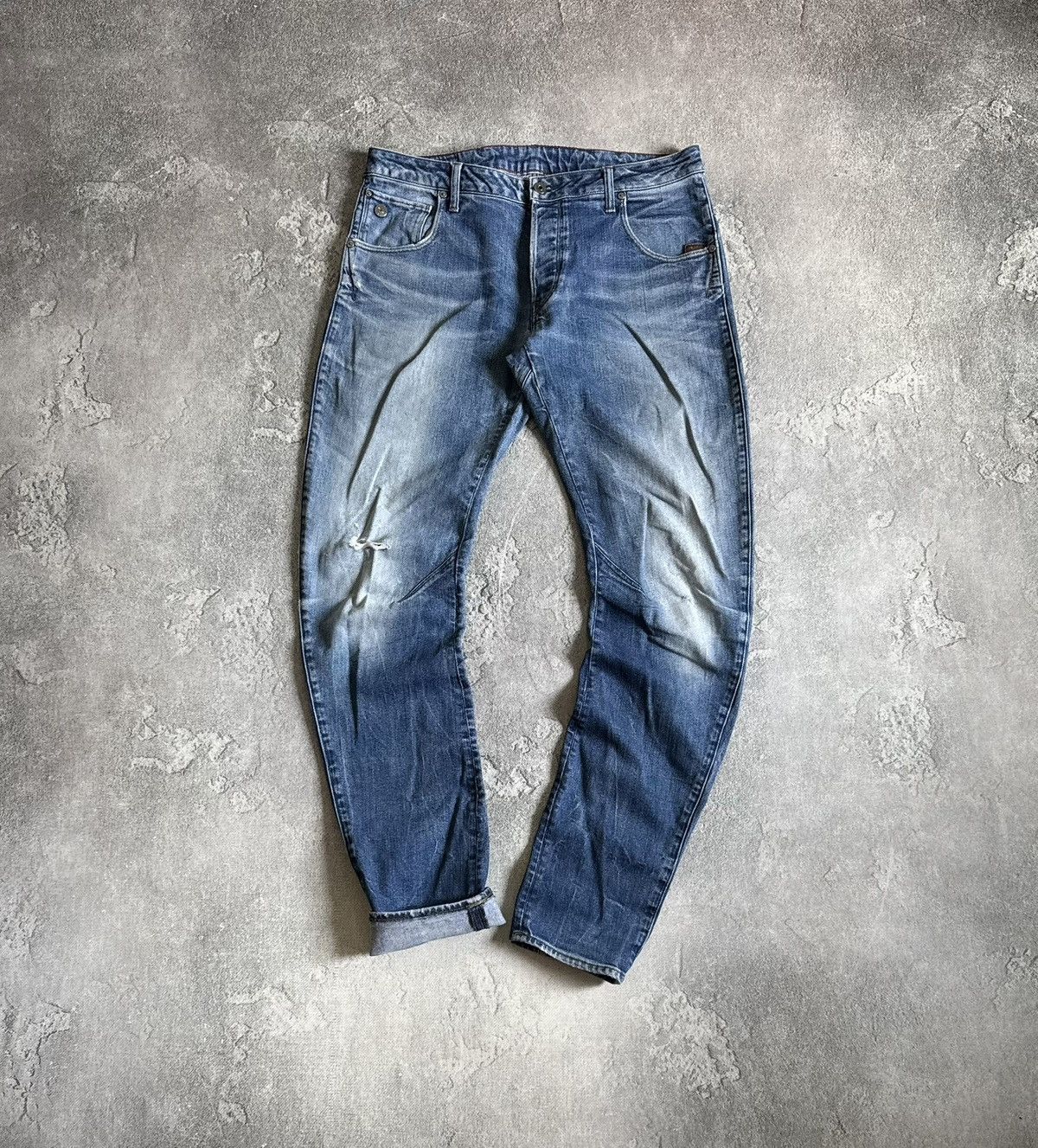 G-Star G star raw 34/34 ARC 3D SLIM denim pants jeans trousers Y2K Size US 34 / EU 50 - 6 Thumbnail