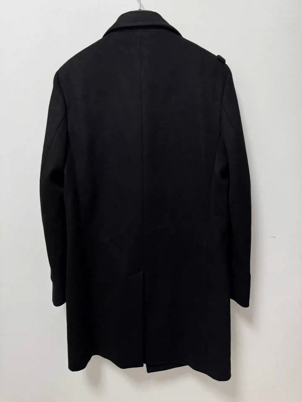 Saint Laurent Paris Sz 48 Saint Laurent Paris 17AW Navy Wool Coat-2508 Size US M / EU 48-50 / 2 - 2 Thumbnail