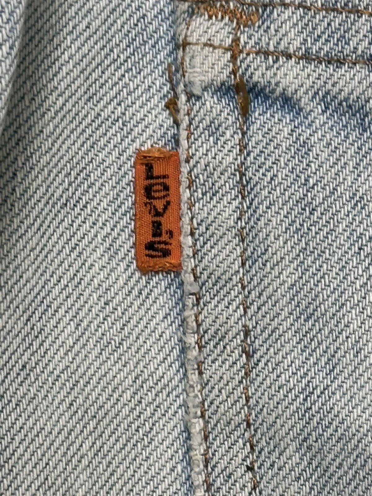 Levi's Vintage 70s Levi's 505 Straight-Leg Denim Jeans Light Wash Size US 33 - 9 Thumbnail