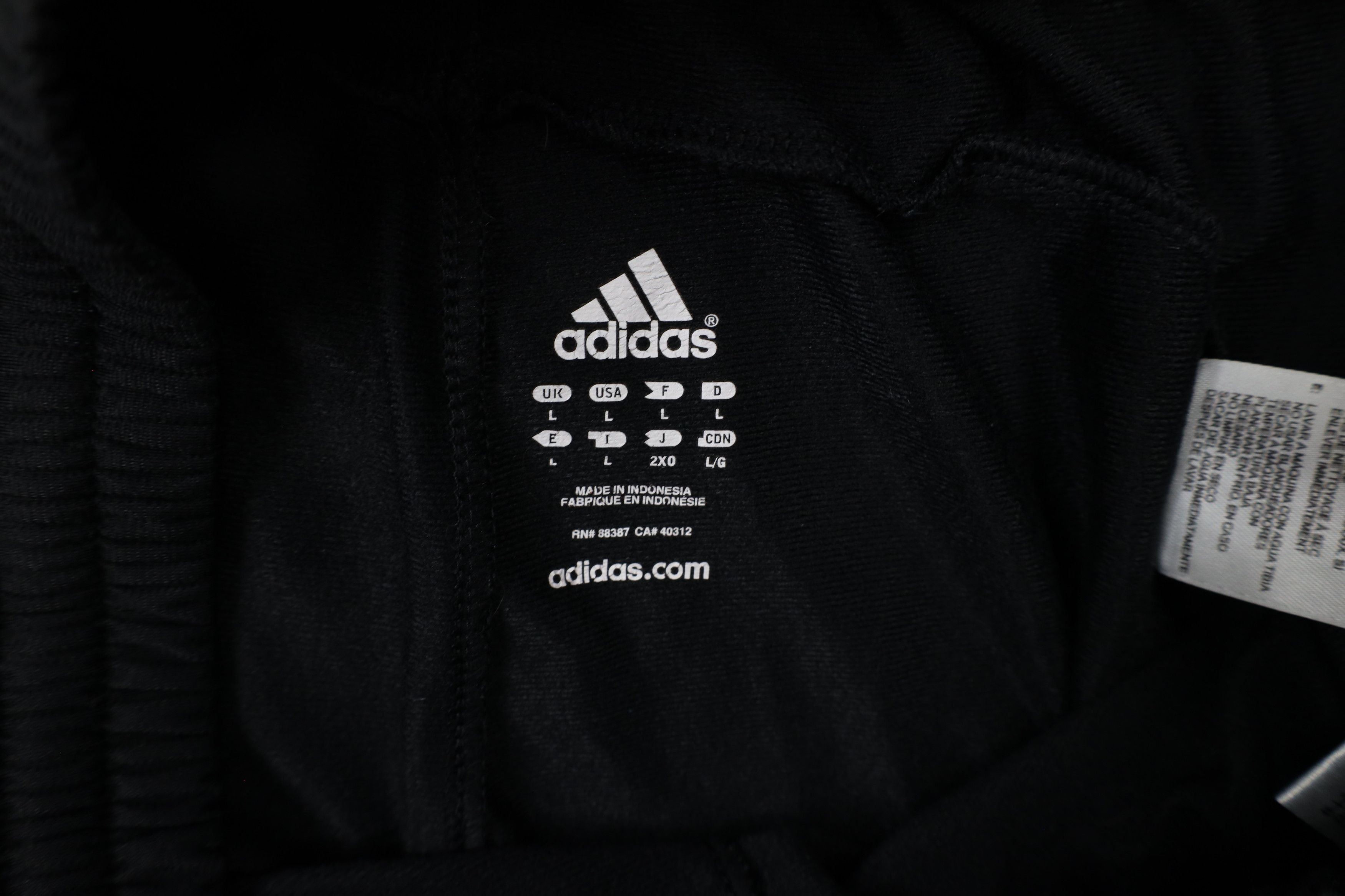 Adidas × Vintage Vintage Y2K Adidas Striped Wide Leg Sweatpants Pants Black Size US 36 / EU 52 - 7 Thumbnail