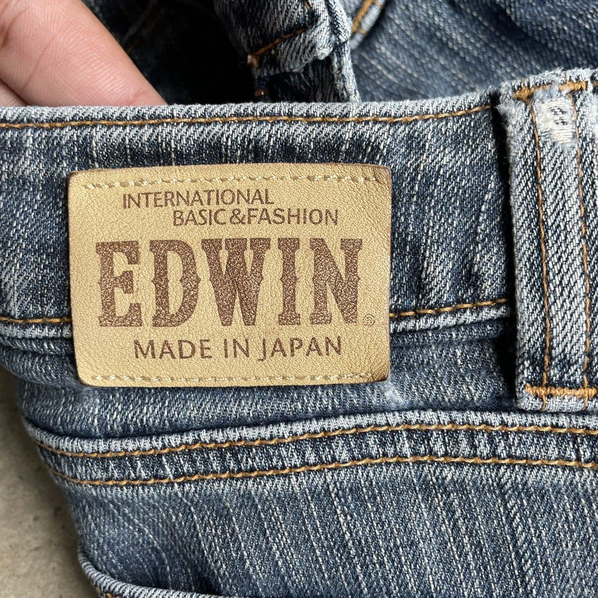 Edwin 🔥🇯🇵Vintage Edwin Stoned Washed Distress Denim Jeans Size US 31 - 11 Thumbnail