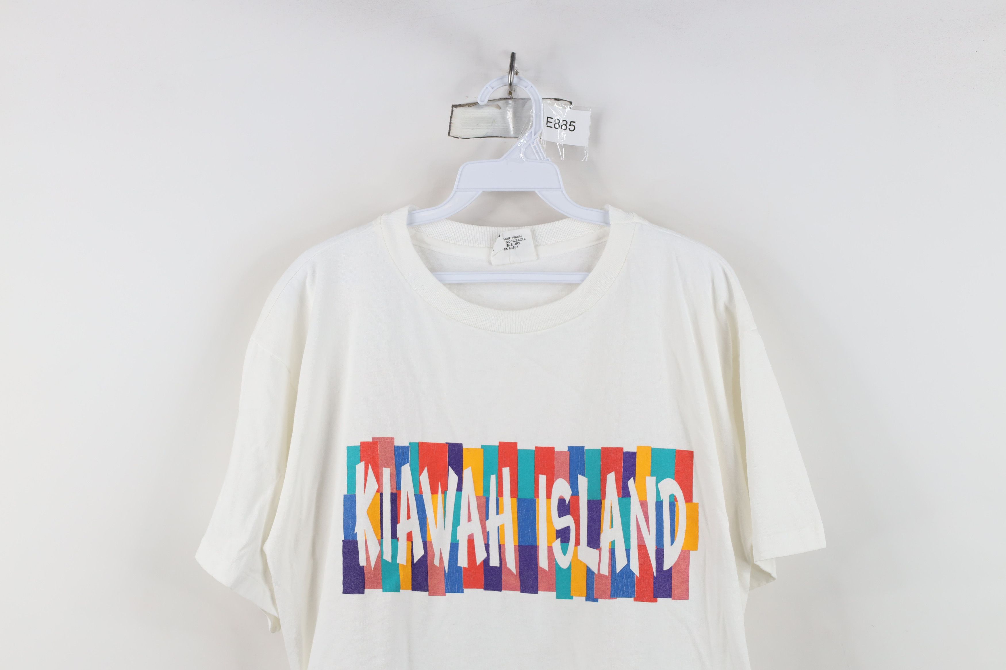 Vintage Vintage 90s Kiawah Island Short Sleeve T-Shirt White USA Size US L / EU 52-54 / 3 - 2 Thumbnail