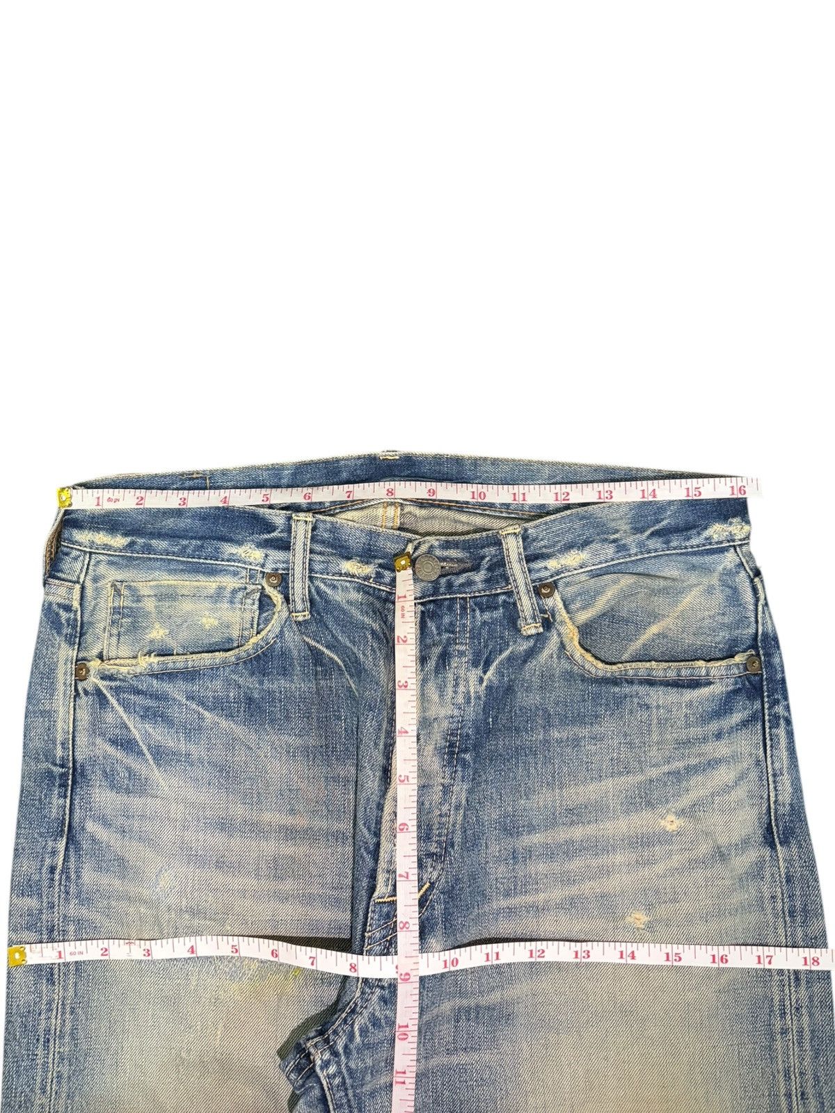 OMNIGOD Vintage Omnigod Selvedge Rusty Wash Distress Loose Jeans Size US 32 / EU 48 - 6 Thumbnail