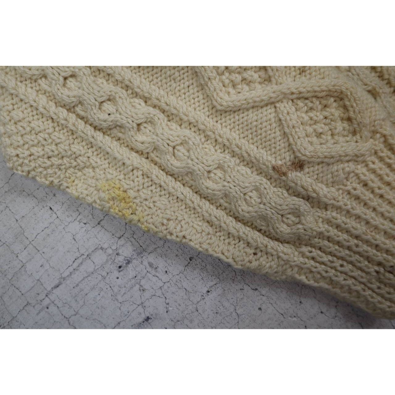 Vintage Vintage Glencraft Wool Cardigan Women’s M Ivory Handknit Size M / US 6-8 / IT 42-44 - 4 Thumbnail