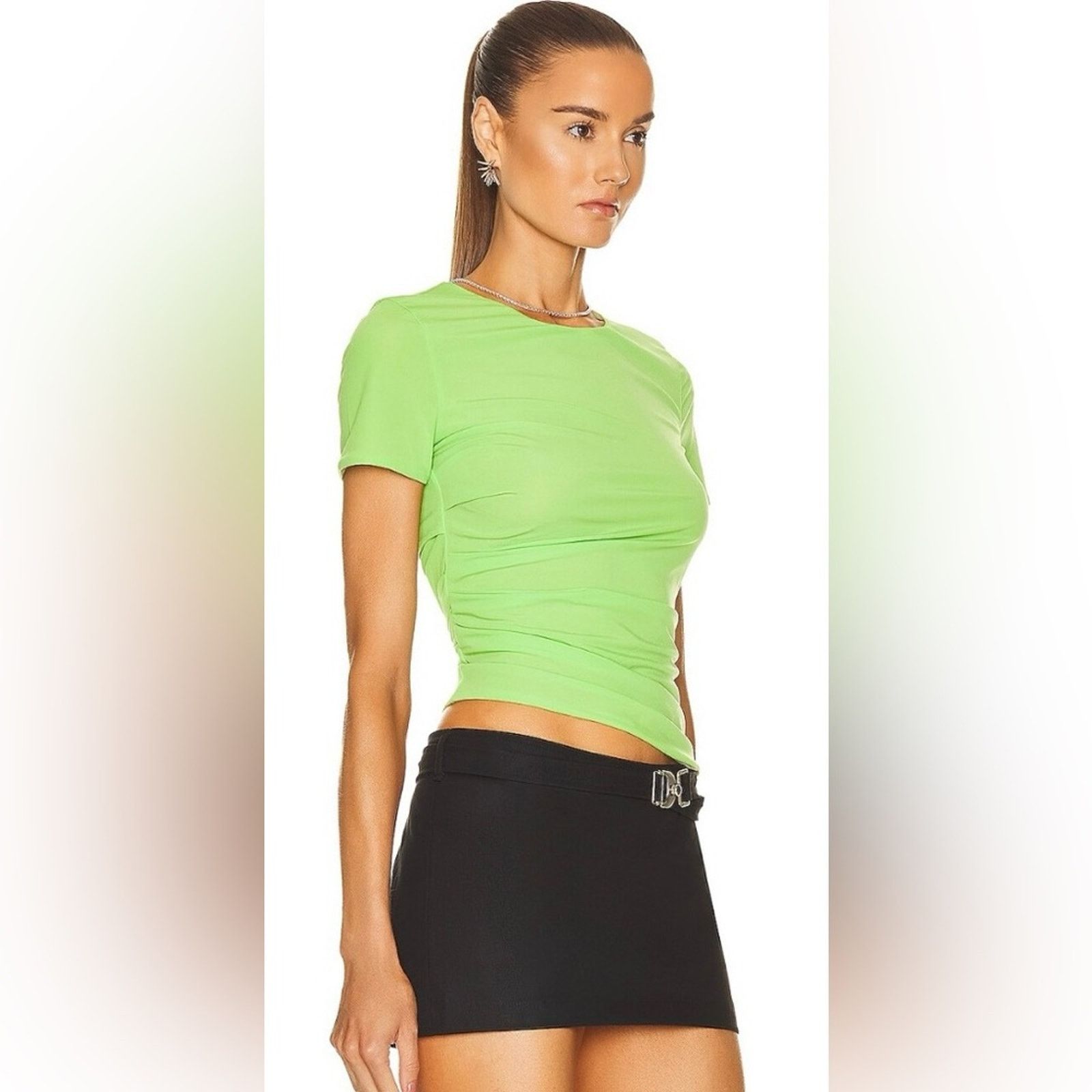 Helmut Lang NWT HELMUT LANG $245 Reversible Draped Mesh Top Size Small Size S / US 4 / IT 40 - 2 Thumbnail