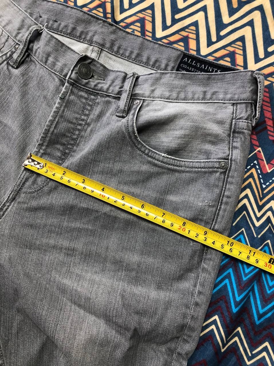 Allsaints × Japanese Brand Vintage pants y2k denim distressed Japan style Size US 33 - 8 Thumbnail