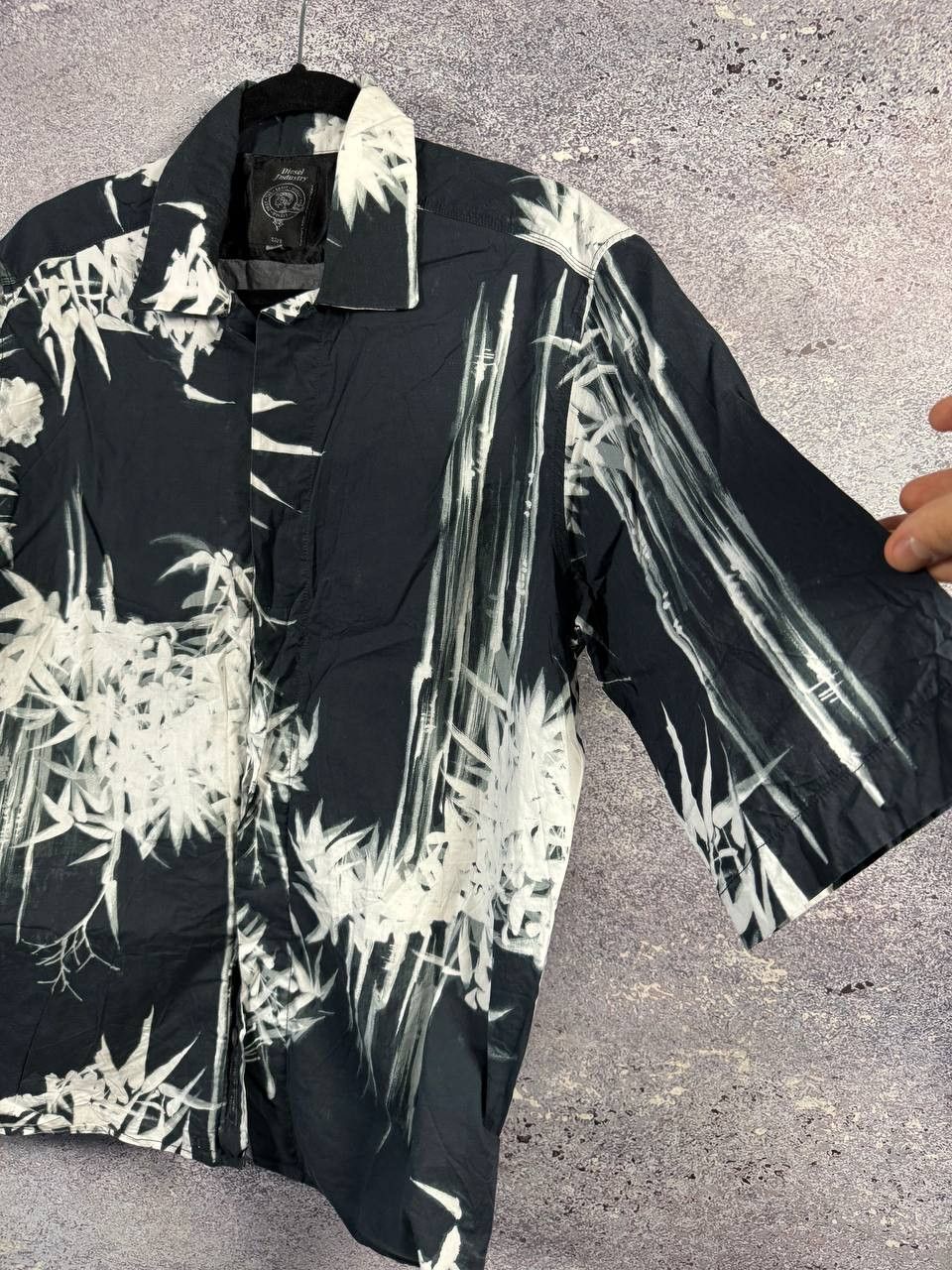 Diesel × Vintage Vintage Diesel Hawaiian Shirt Floral Print y2k Large Size US L / EU 52-54 / 3 - 12 Thumbnail