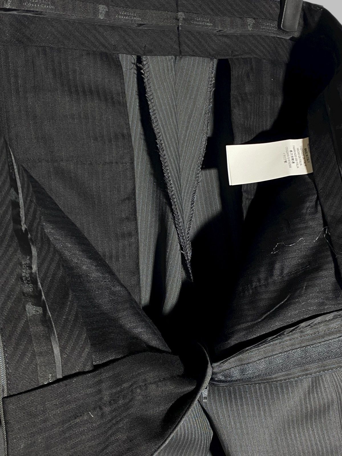 Versace Versace Collection Pinstripe Wool Blend Men’s Premium Suit Size 50R - 21 Thumbnail