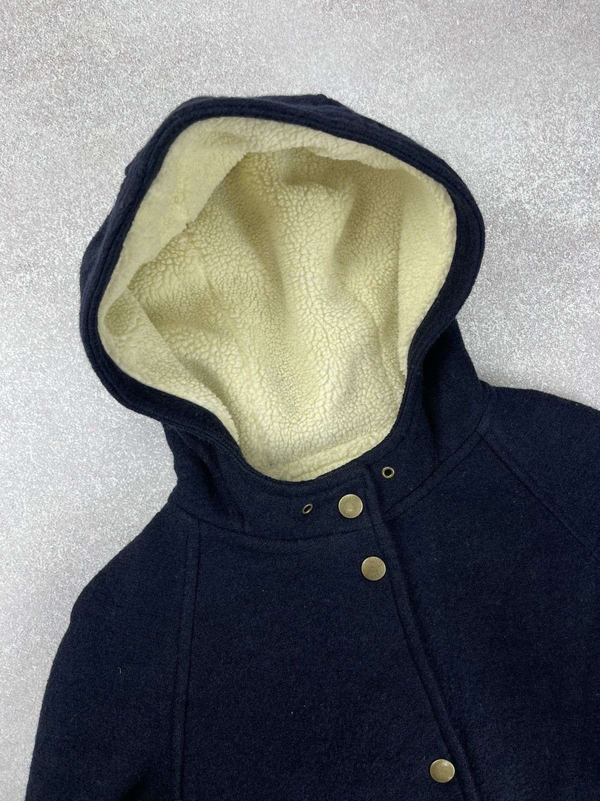 A.P.C. A.P.C. Rue Madame Paris Navy Wool Duffle Coat Jacket Size 34 Size XXS / US 00 / IT 34 - 5 Thumbnail