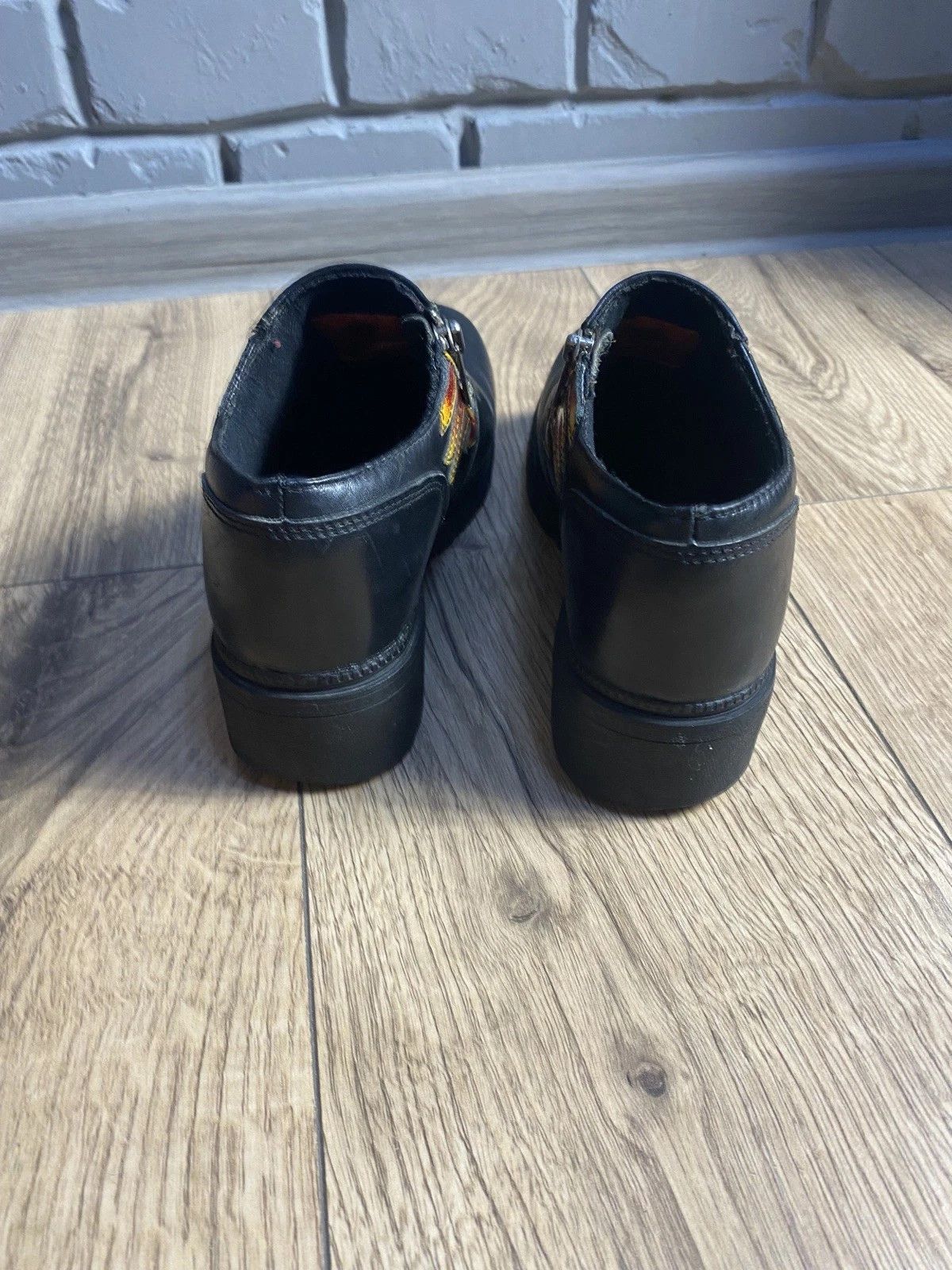 Harley Davidson Harley-Davidson Women’s Leather Flame Boots Size 37 Size US 6.5 / IT 36.5 - 3 Thumbnail