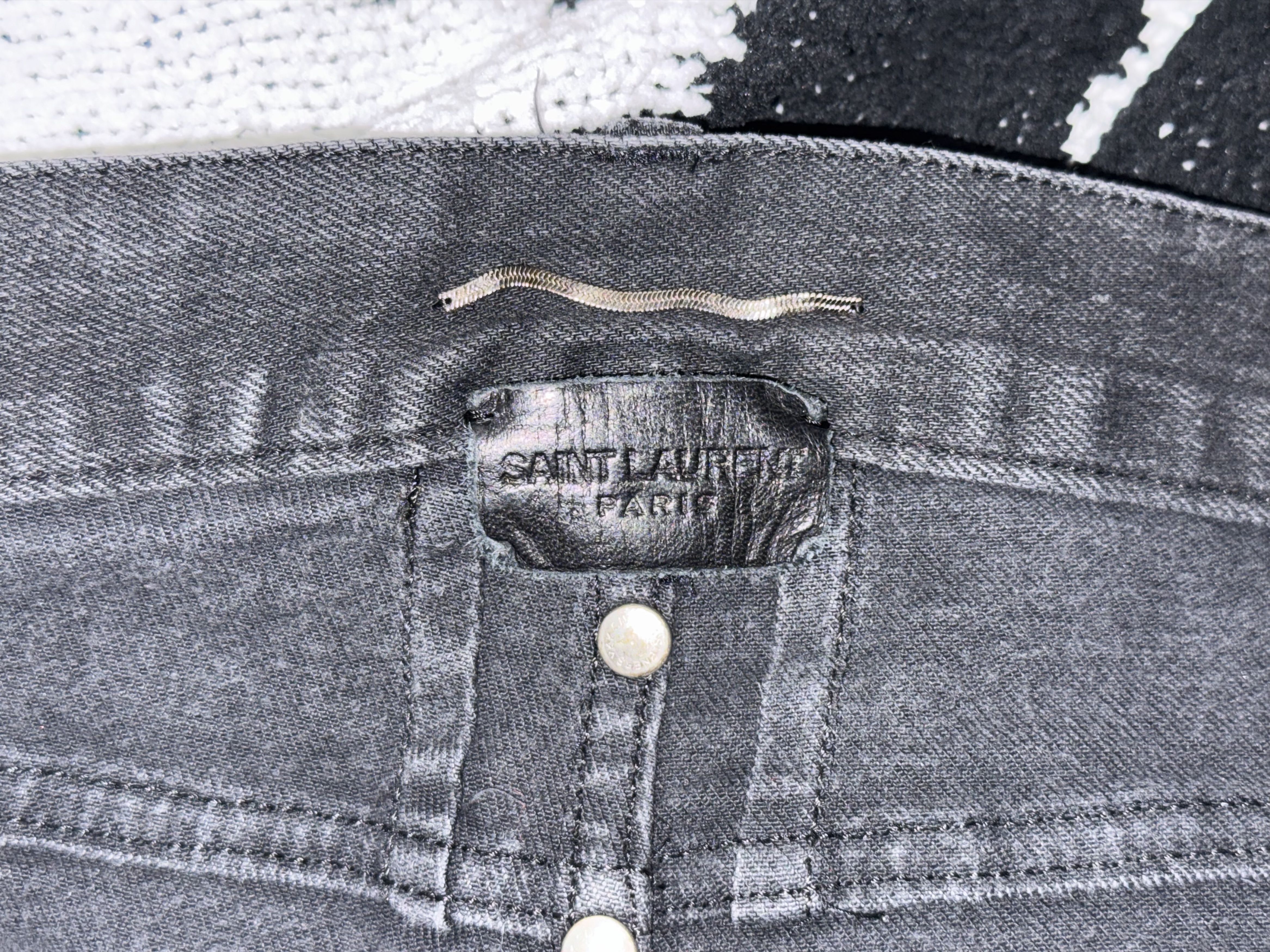 Saint Laurent Paris Saint Laurent Paris Vintage – Rare YSL Era Size US 26 / EU 42 - 8 Thumbnail