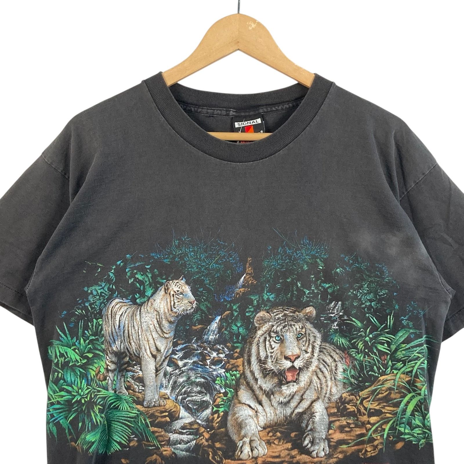 Signal Sport Vintage White Tigers Melbourne Beach, FL Souvenir Tee L Size US L / EU 52-54 / 3 - 2 Thumbnail
