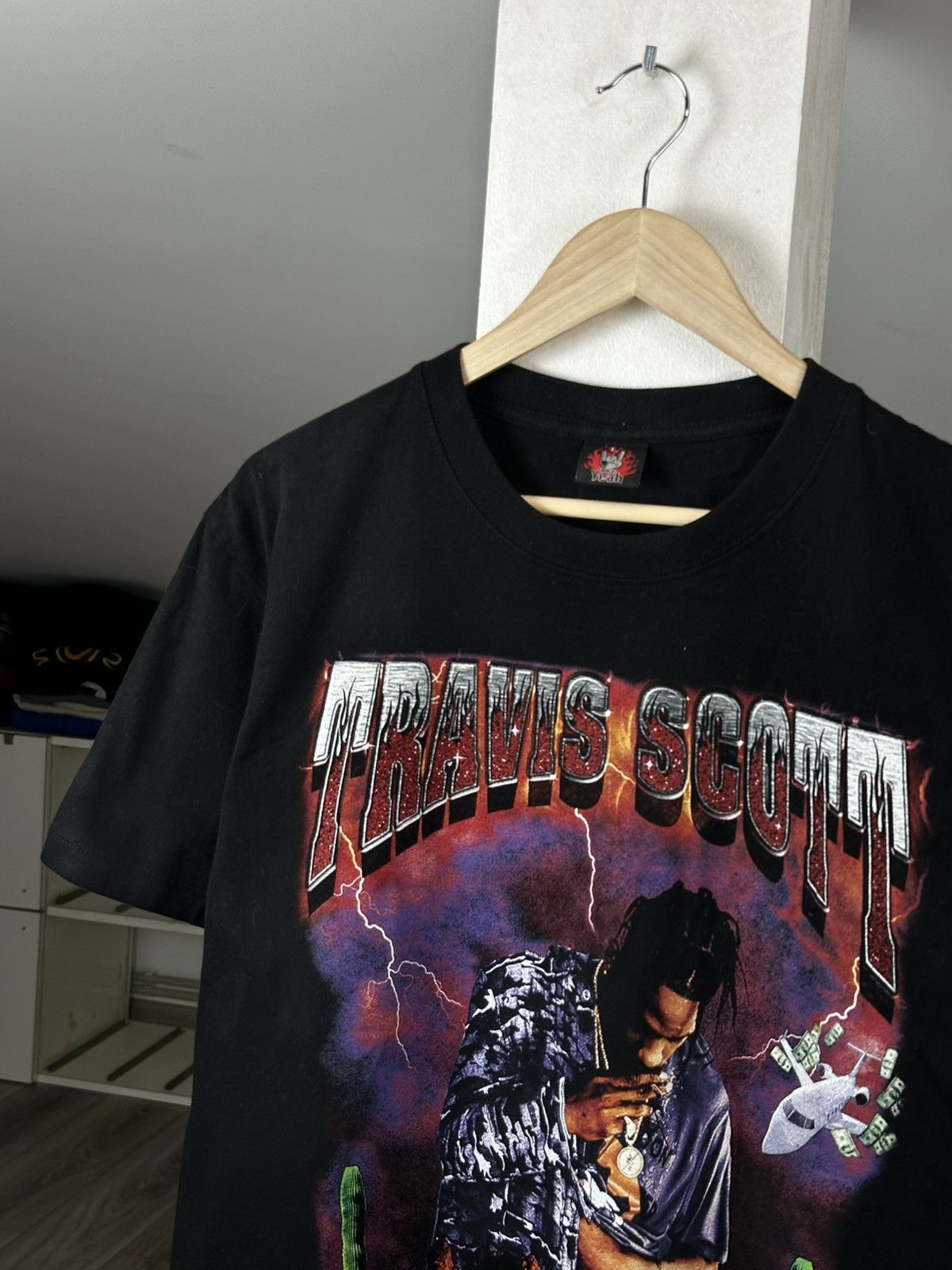 Vintage Travis Scott Big Logo Rap Concert Style Astroworl Tee Size US M / EU 48-50 / 2 - 2 Thumbnail