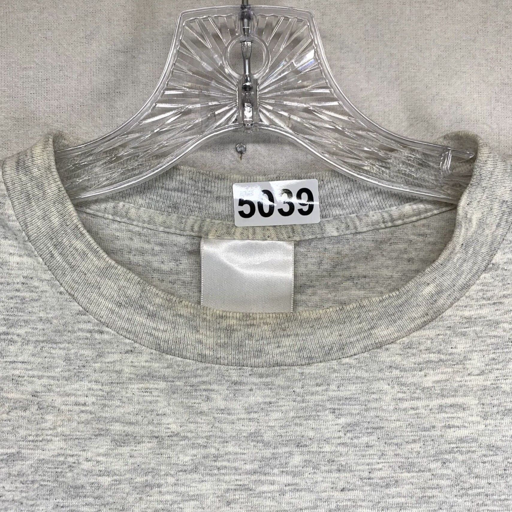 Vintage Vintage 90s Cotton T-Shirt Men’s Large Gray New Orleans Jazz French Quarter NOLA Single Stitch Hipster Size US L / EU 52-54 / 3 - 7 Thumbnail