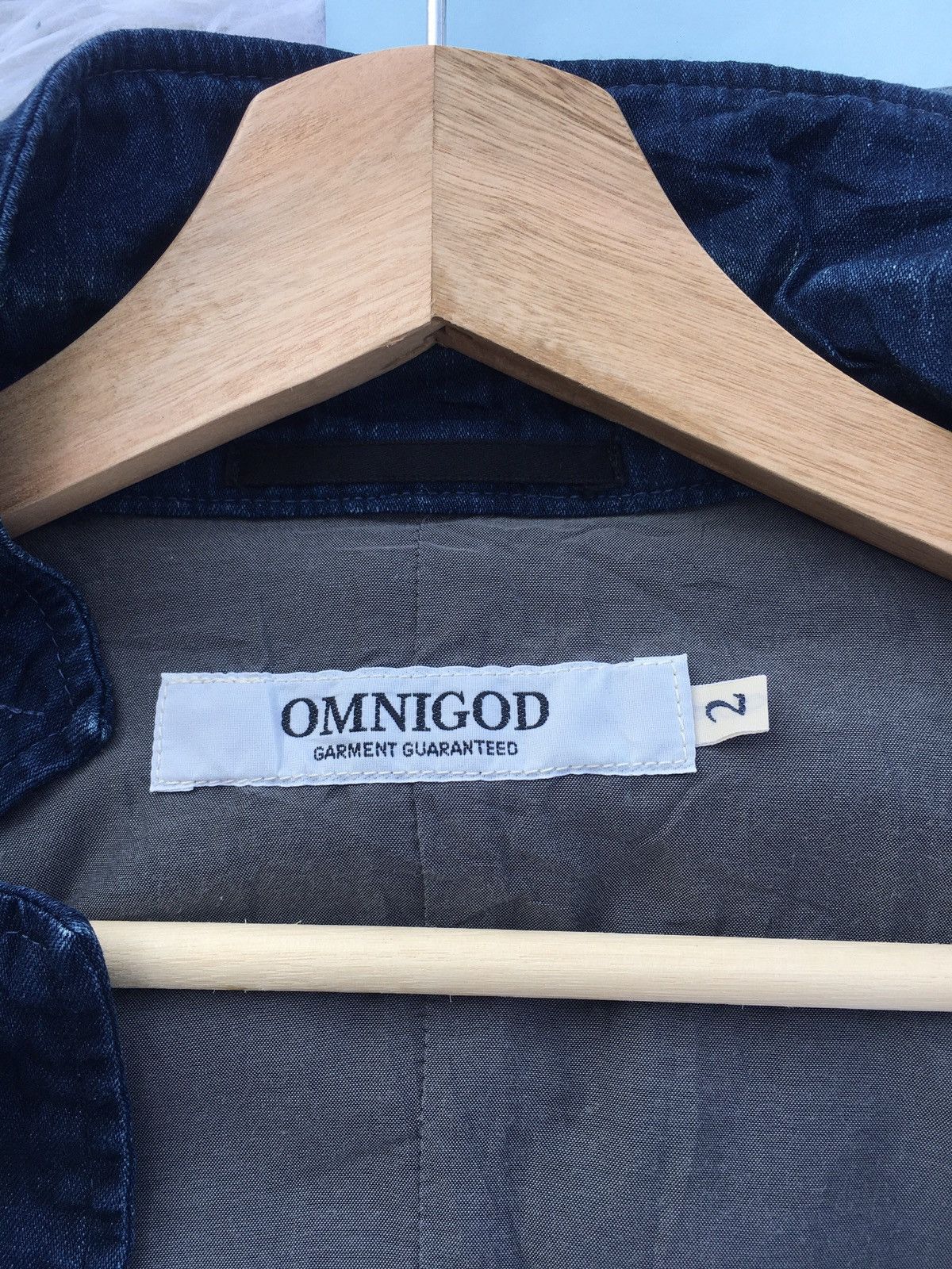 Japanese Brand Rare Omnigod Jean’s Jacket Buttons Size US M / EU 48-50 / 2 - 8 Thumbnail
