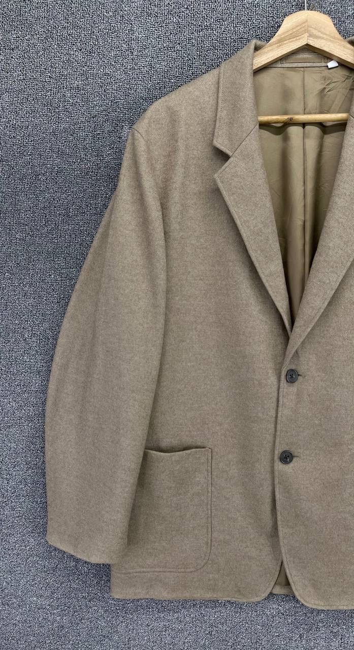 Lemaire × Uniqlo Lemaire X Uniqlo Rare Luxury Wool Blazer Jacket Size US L / EU 52-54 / 3 - 3 Thumbnail