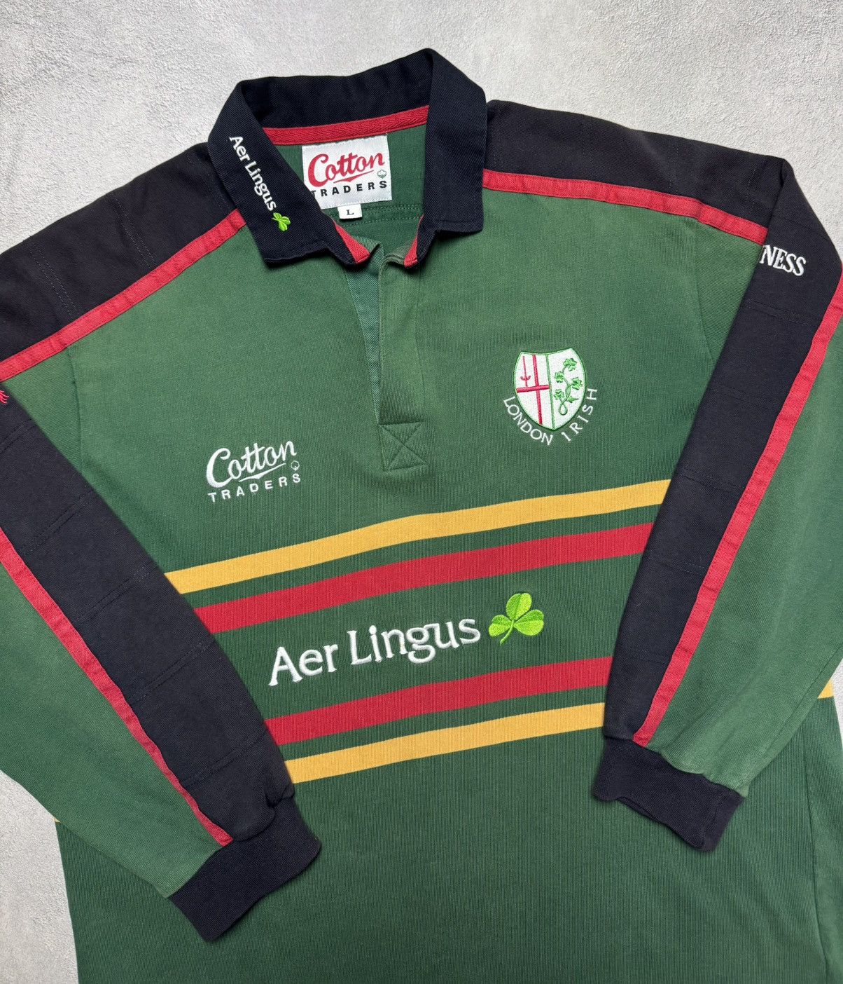 Cotton Traders London Irish 1999 2000 Rugby Shirt Jersey Cotton Traders Size US L / EU 52-54 / 3 - 3 Thumbnail