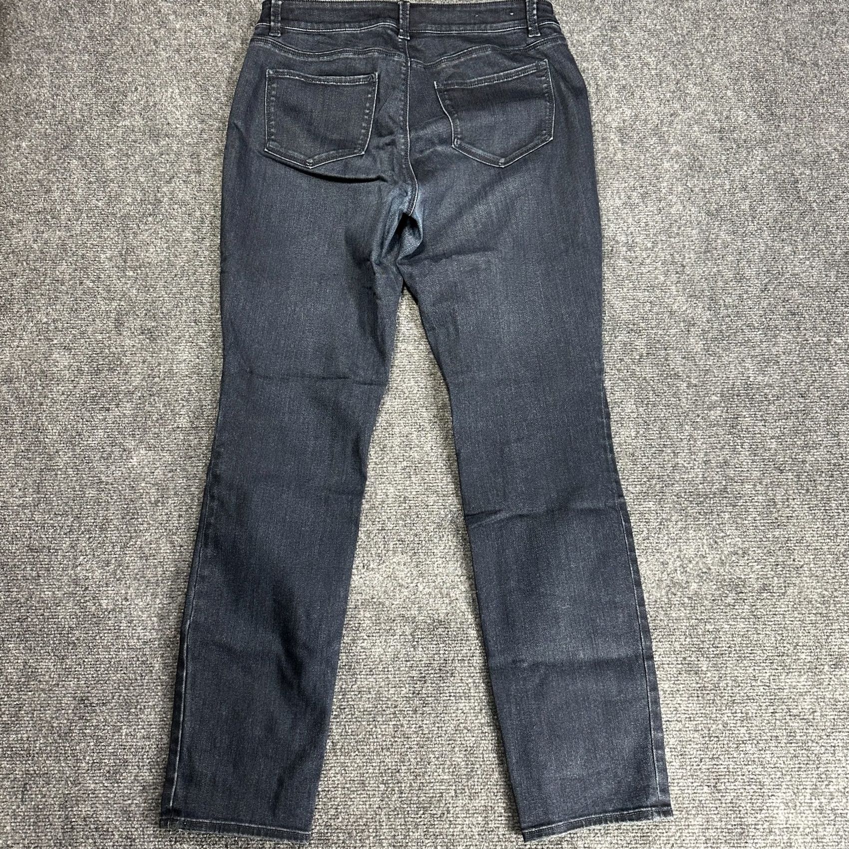 Ann Taylor Ann Taylor Jeans Womens 10 The Skinny Curvy Fit Dark Wash Cotton Stretch Pockets Size 30" / US 8 / IT 44 - 6 Thumbnail
