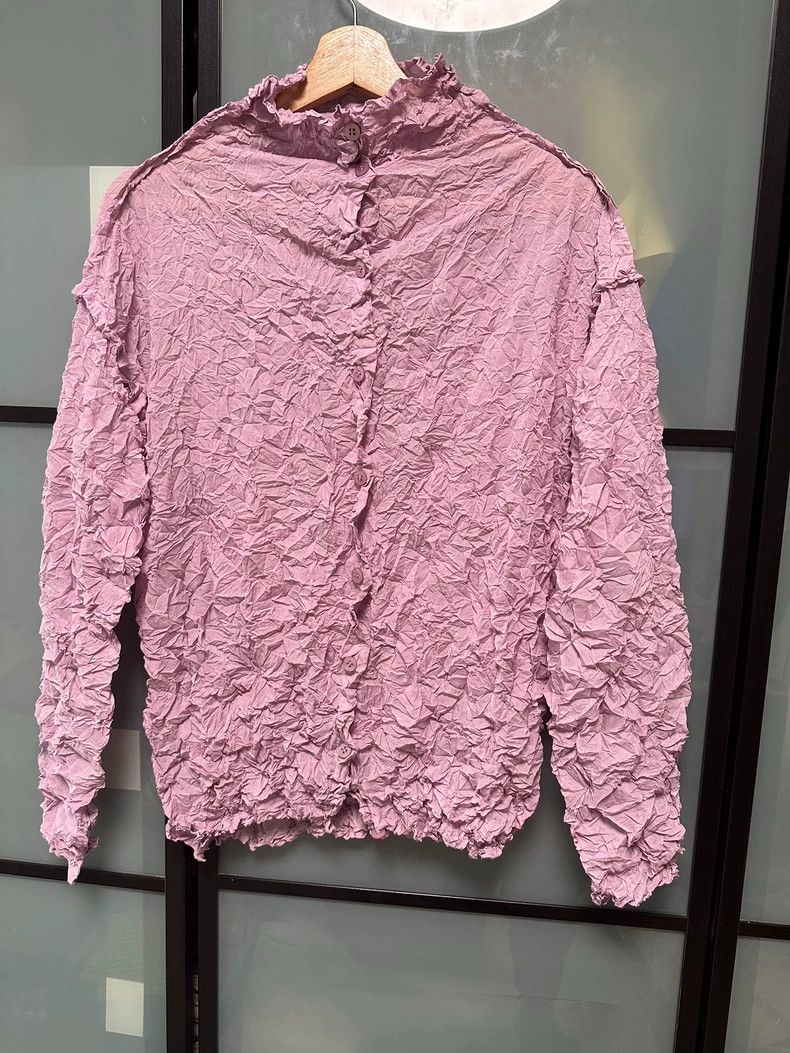 Issey Miyake issey miyake size:one size Pink petal-pleated top Size XXS / US 00 / IT 34 - 2 Thumbnail