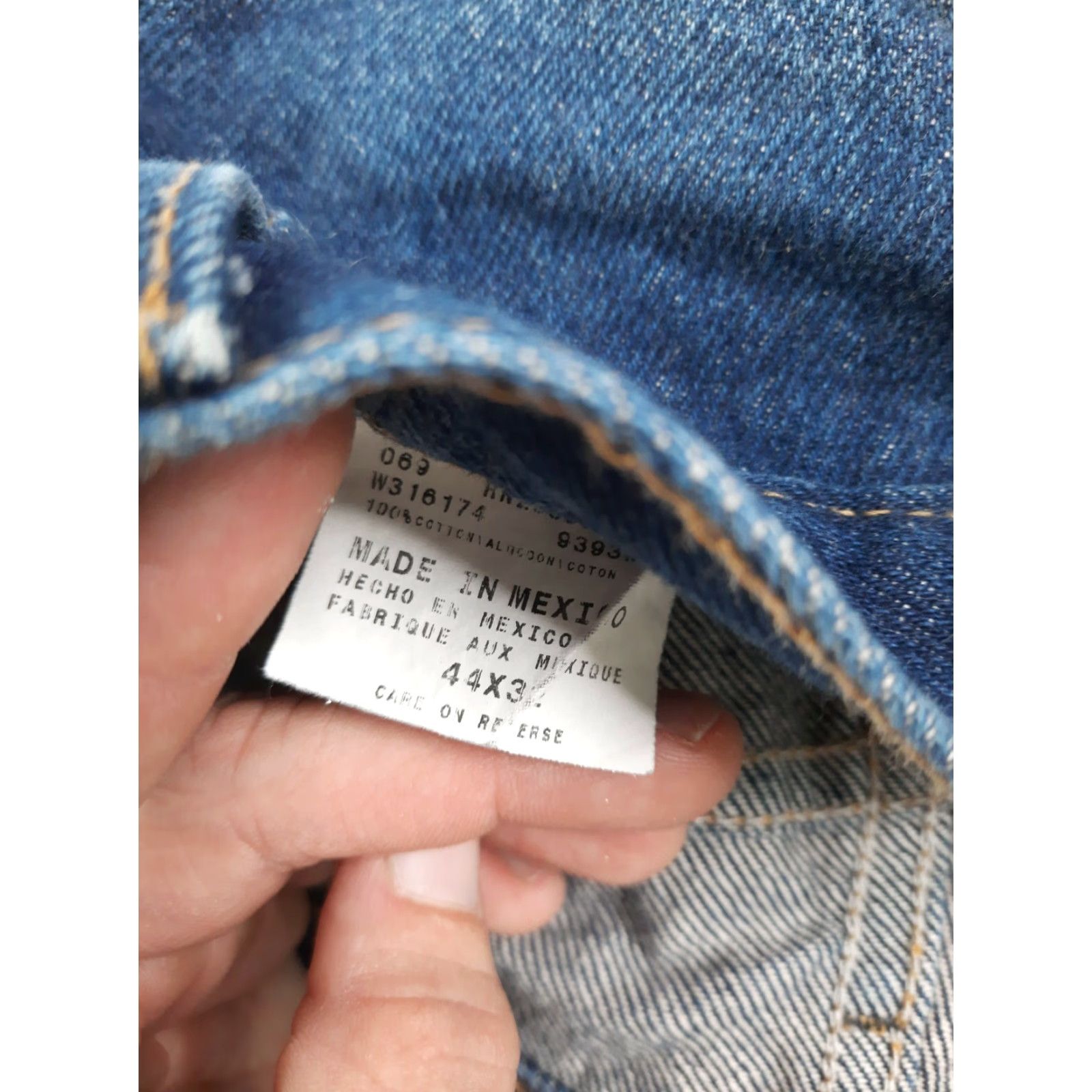 Dickies Dickies Jeans Cotton Blue Denim Jeans Men 44x32 Regular Fit Straight Leg Dark Wash May 42x32 Inseam 32 Accessories Pockets Yahoo Size US 42 / EU 58 - 3 Thumbnail