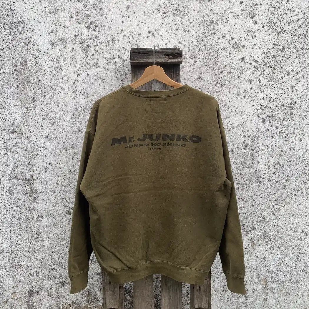 Japanese Brand × Mr. Junko Vintage Mr. JUNKO KOSHINO Japan Crewneck Faded Baggy Sweater Size US L / EU 52-54 / 3 - 7 Thumbnail