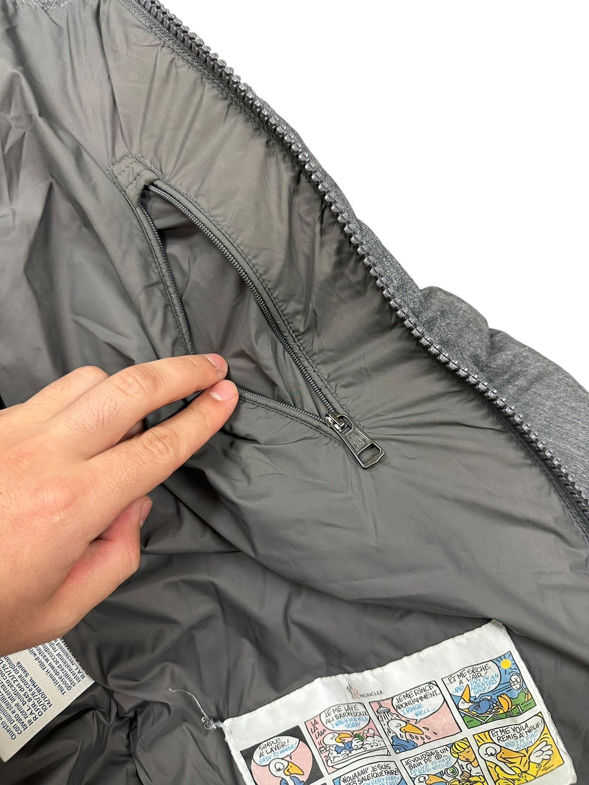 Moncler Moncler Montgenevre Grey Jacket Size US L / EU 52-54 / 3 - 8 Thumbnail