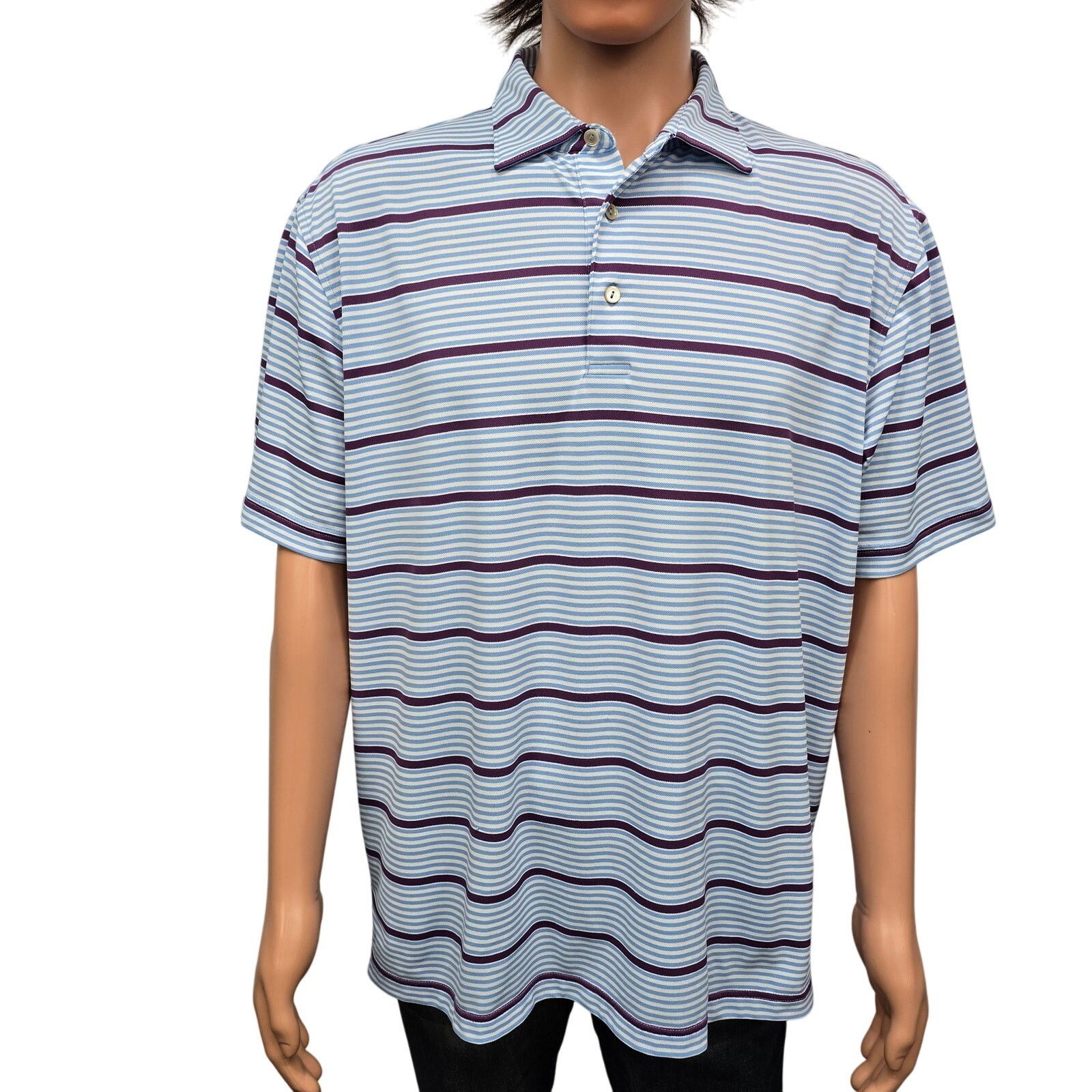 Peter Millar PETER MILLAR Crown Summer Comfort Golf Performance Polo L Size US L / EU 52-54 / 3 - 2 Thumbnail