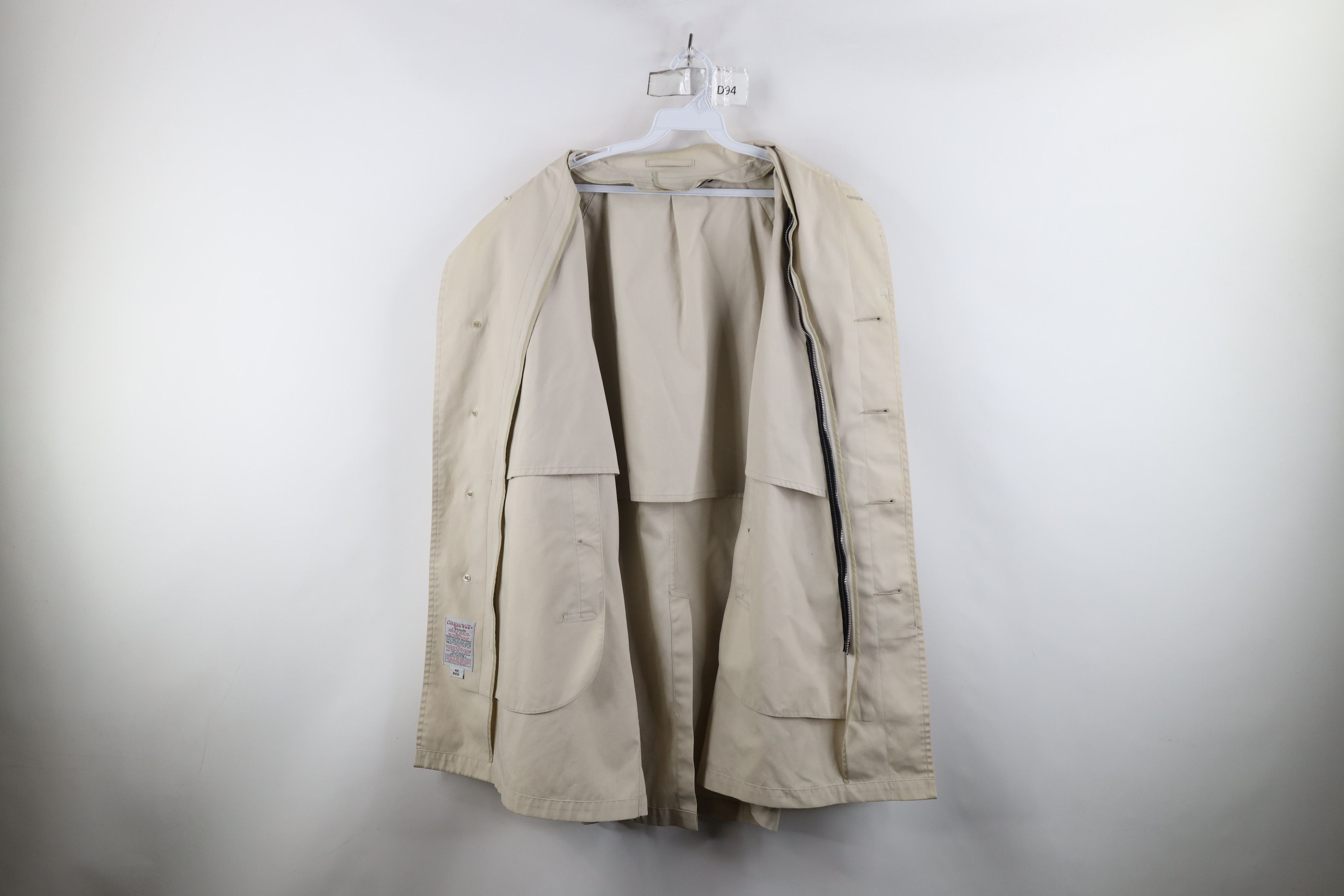 Vintage Vintage 70s Streetwear Style Trench Coat Rain Jacket Size US XL / EU 56 / 4 - 10 Thumbnail