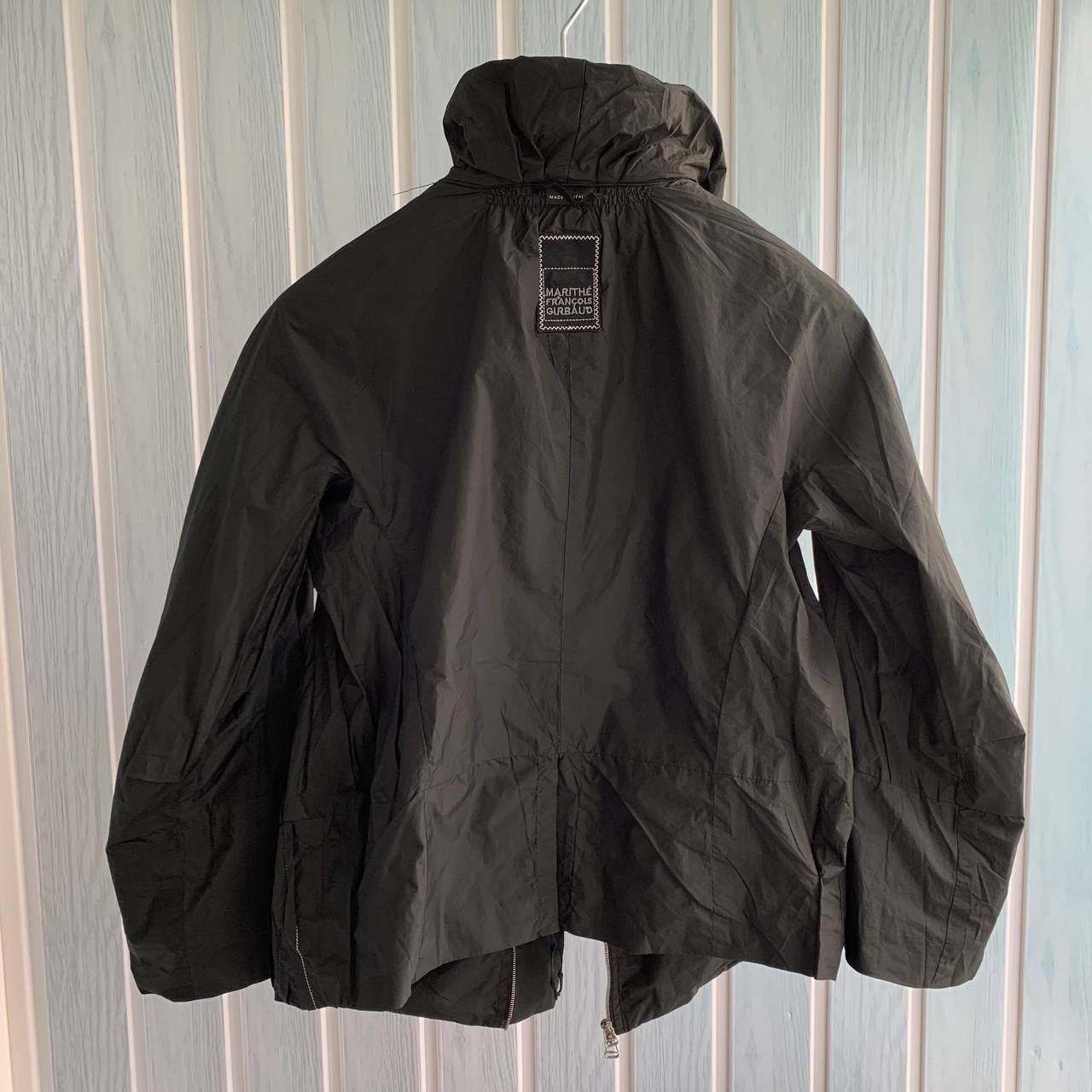 Designer × Marithe + Francois Girbaud Vintage Marithe Francois Girbaud Black Geometric Zip Jacket Size M / US 6-8 / IT 42-44 - 8 Thumbnail