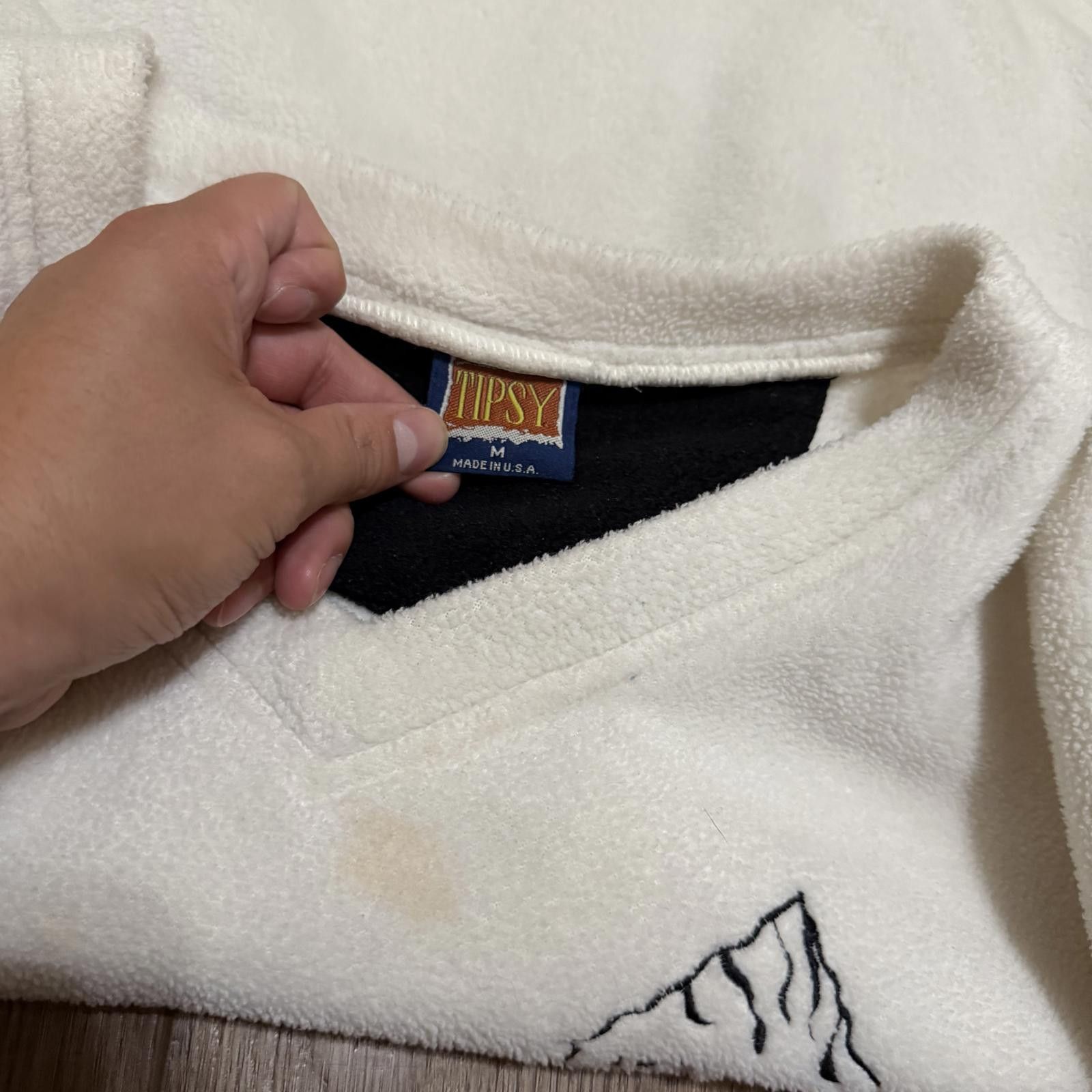 Other Vintage 90s Lake Tahoe Fleece V Neck Sweatshirt Size US M / EU 48-50 / 2 - 3 Thumbnail