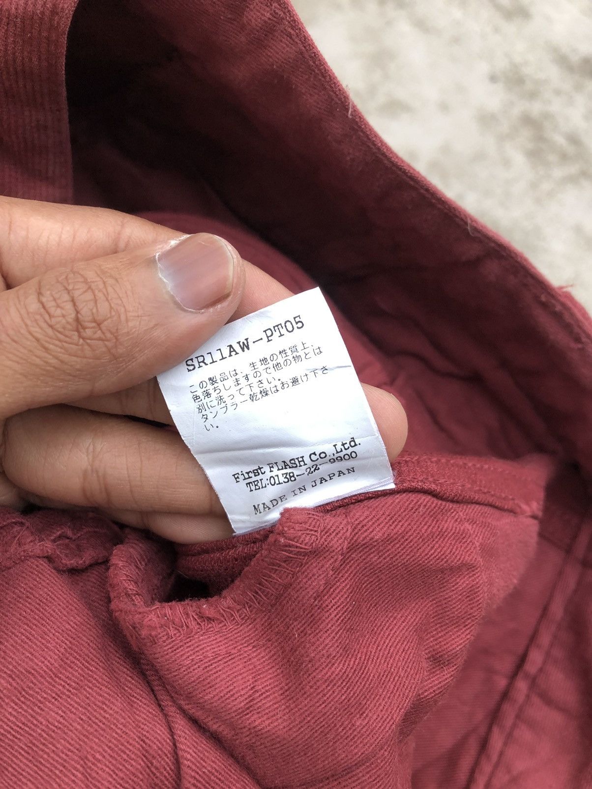 Japanese Brand FLARED⚡️⚡️SOUTH ROAD Japan Maroon Chinos Pants Size US 34 / EU 50 - 2 Thumbnail
