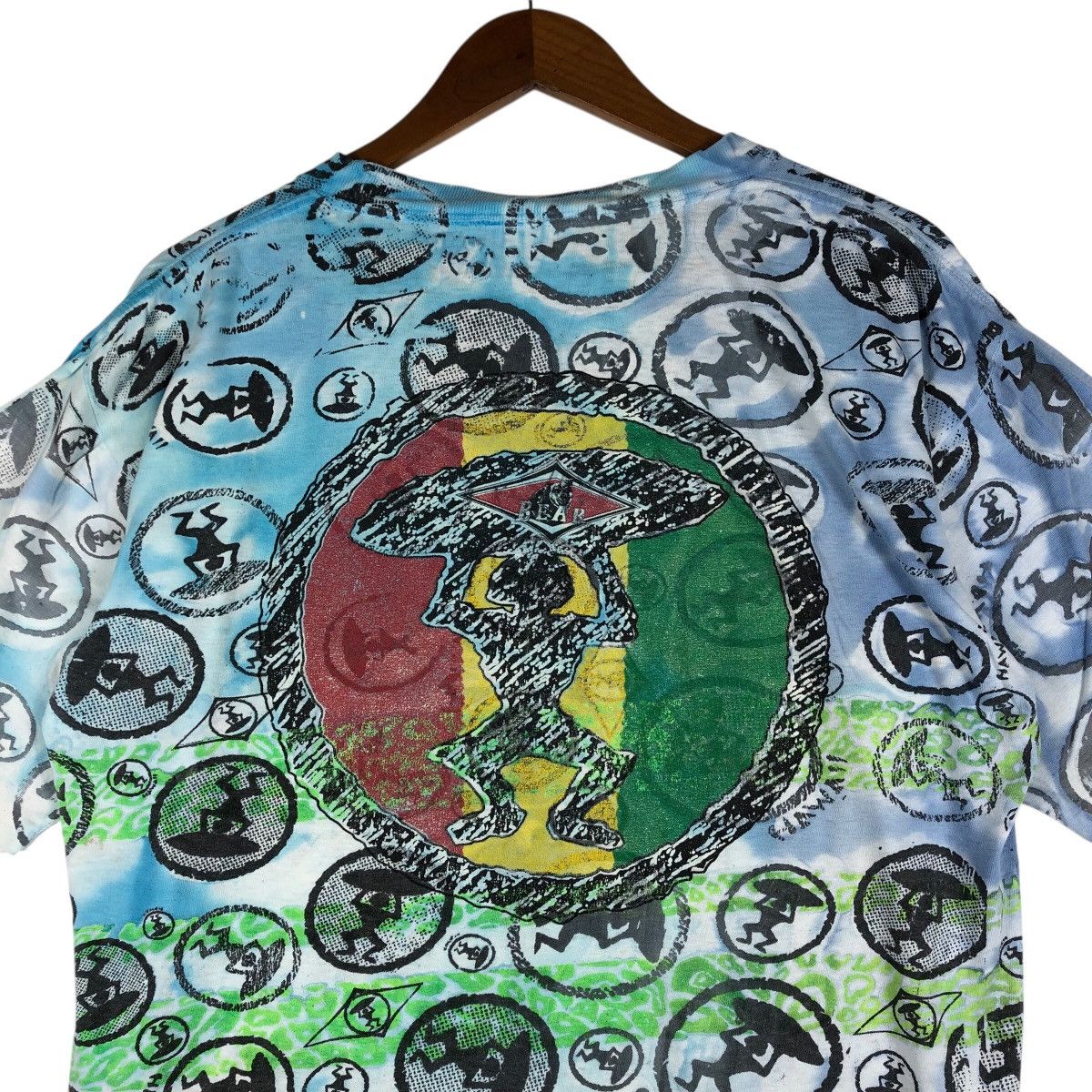 Vintage Surf Boards BEAR Hawaii Surf Overprint T-Shirt Size US L / EU 52-54 / 3 - 4 Thumbnail