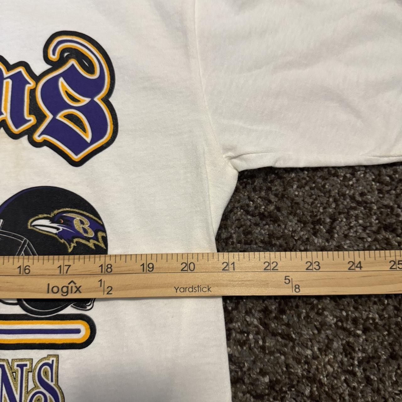 Other Y2K Superbowl XXXV Champions Baltimore Ravens Tee - Large Size US L / EU 52-54 / 3 - 2 Thumbnail