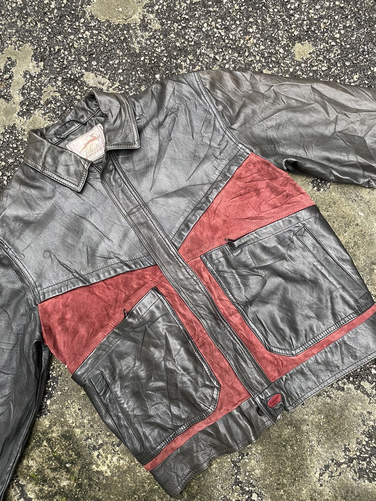 Genuine Leather beautiful Schiatti & co leather jacket Size US M / EU 48-50 / 2 - 1 Thumbnail