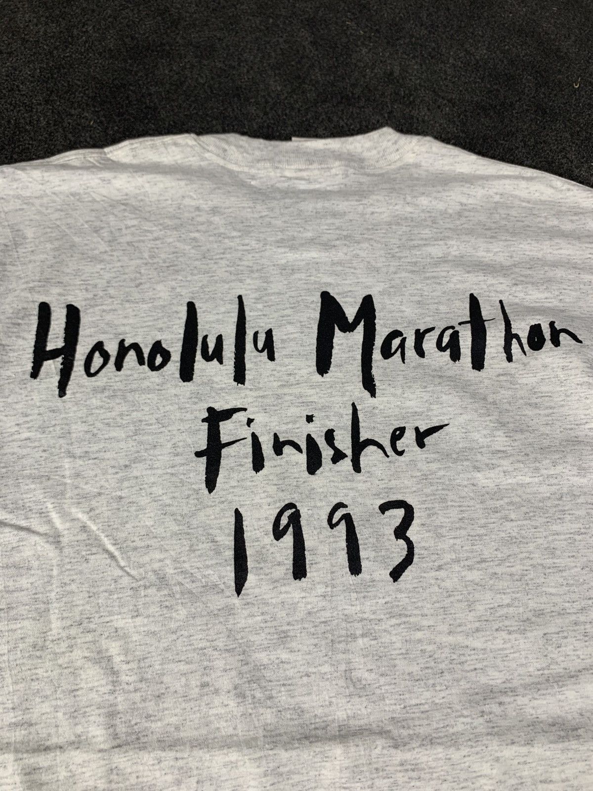 Vintage Vintage 1993 Nike Honolulu Marathon Finisher Tee Size US L / EU 52-54 / 3 - 10 Thumbnail