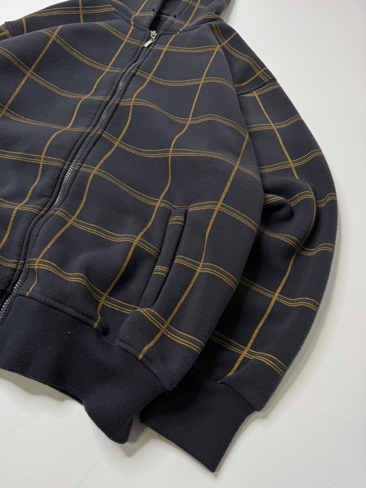 Vintage Vintage avant garde striped zip up hoodie if6was9 lgb skate Size US L / EU 52-54 / 3 - 4 Thumbnail