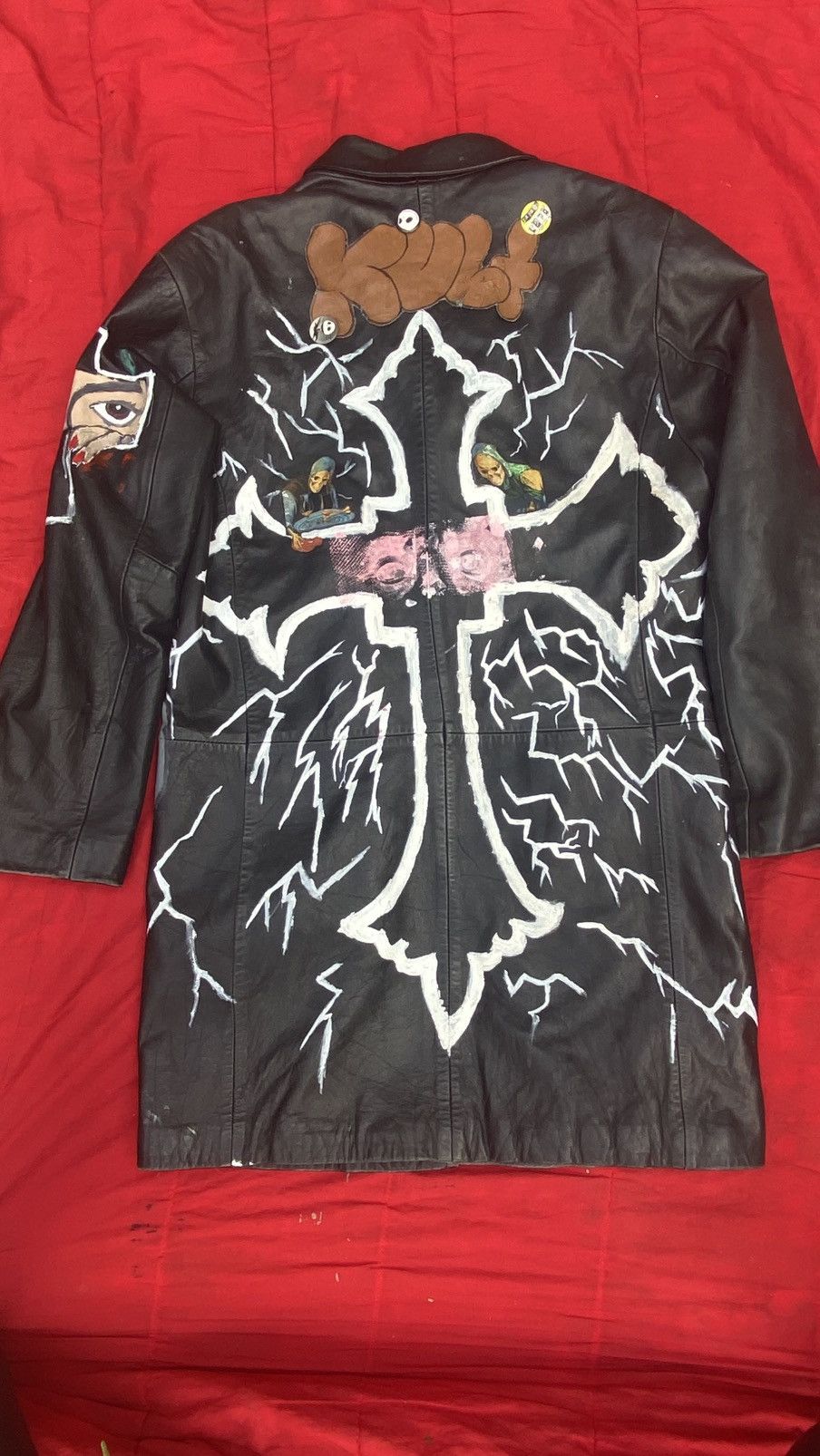 Other Kult Resentful Custom leather trench coat Size US XL / EU 56 / 4 - 22 Thumbnail