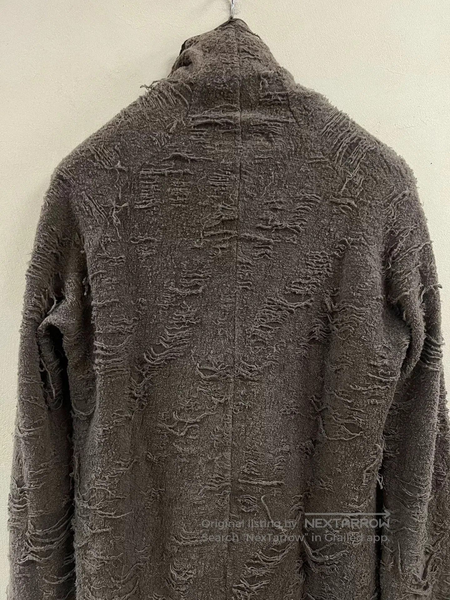Julius Julius_7 Distressed High Neck Long Sleeve Top. Size US M / EU 48-50 / 2 - 7 Thumbnail