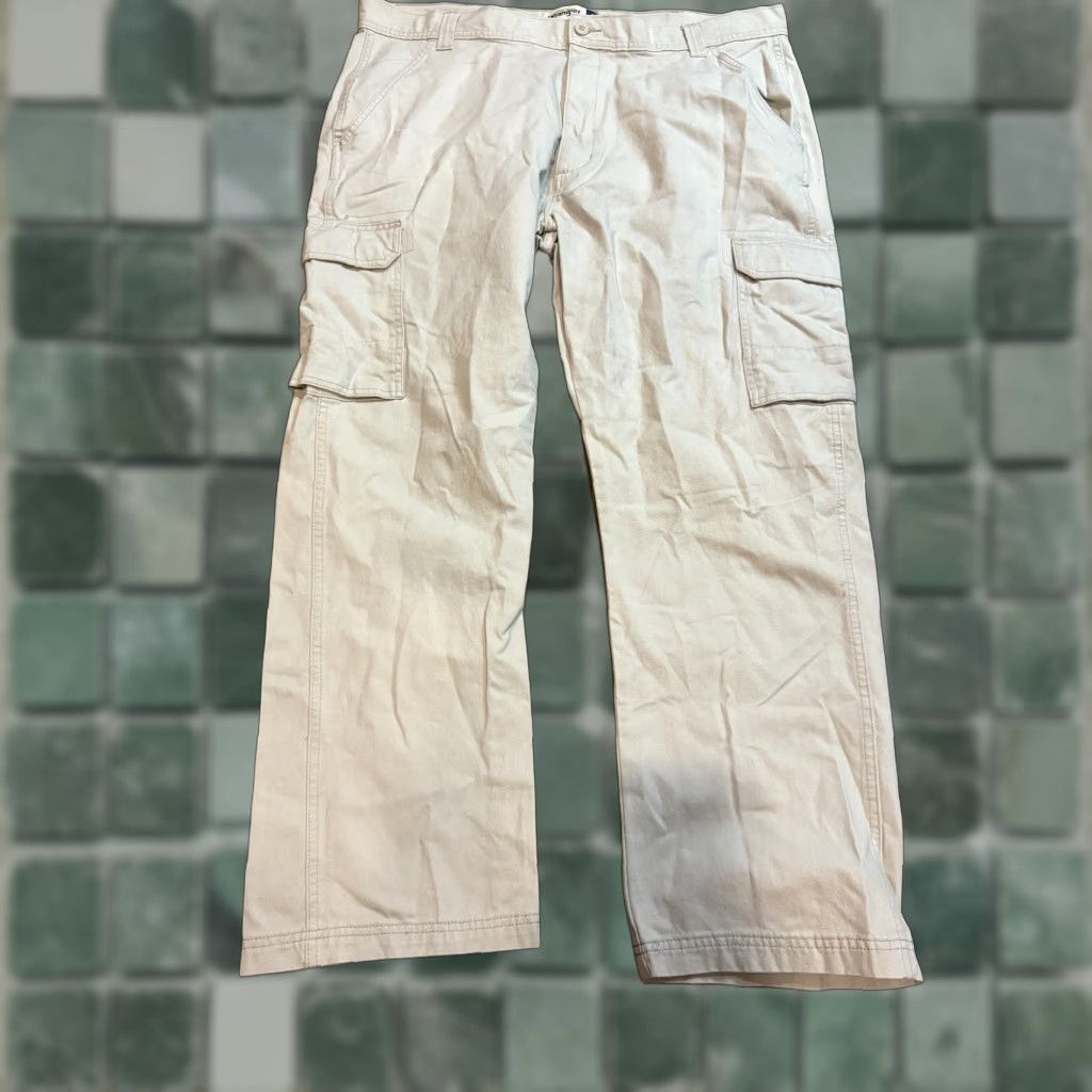 Wrangler **Wrangler Mens Cargo Pants Khaki 40 x 30 Work Hunting Cotton** User: Wrangler Mens Cargo Pants Khaki 40 x 30 Work Hunting Cotton Size US 40 / EU 56 - 1 Thumbnail