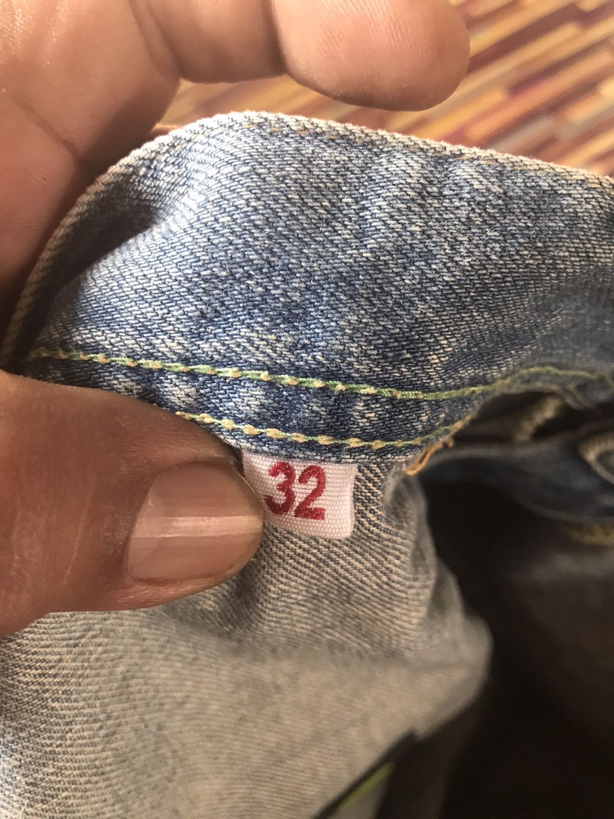 Japanese Brand VTG DENIM PANTS CANNABIS SATIVA Size US 32 / EU 48 - 10 Thumbnail