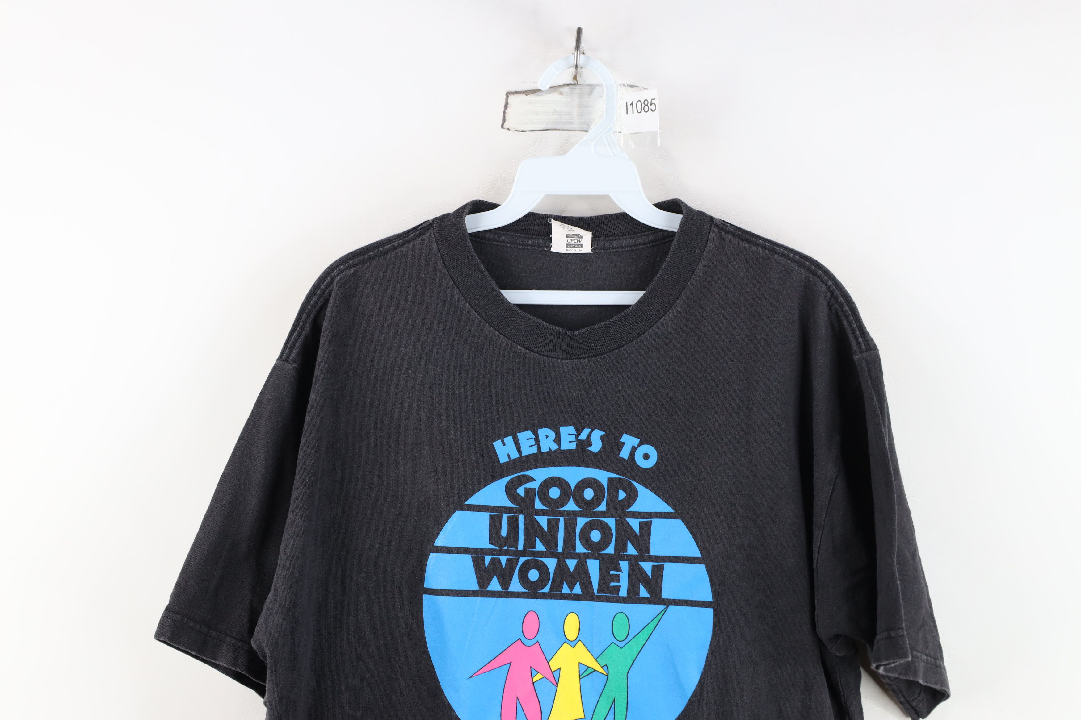 Vintage Vintage 90s Union Made Union Women CWA Conference T-Shirt Size L / US 10 / IT 46 - 2 Thumbnail