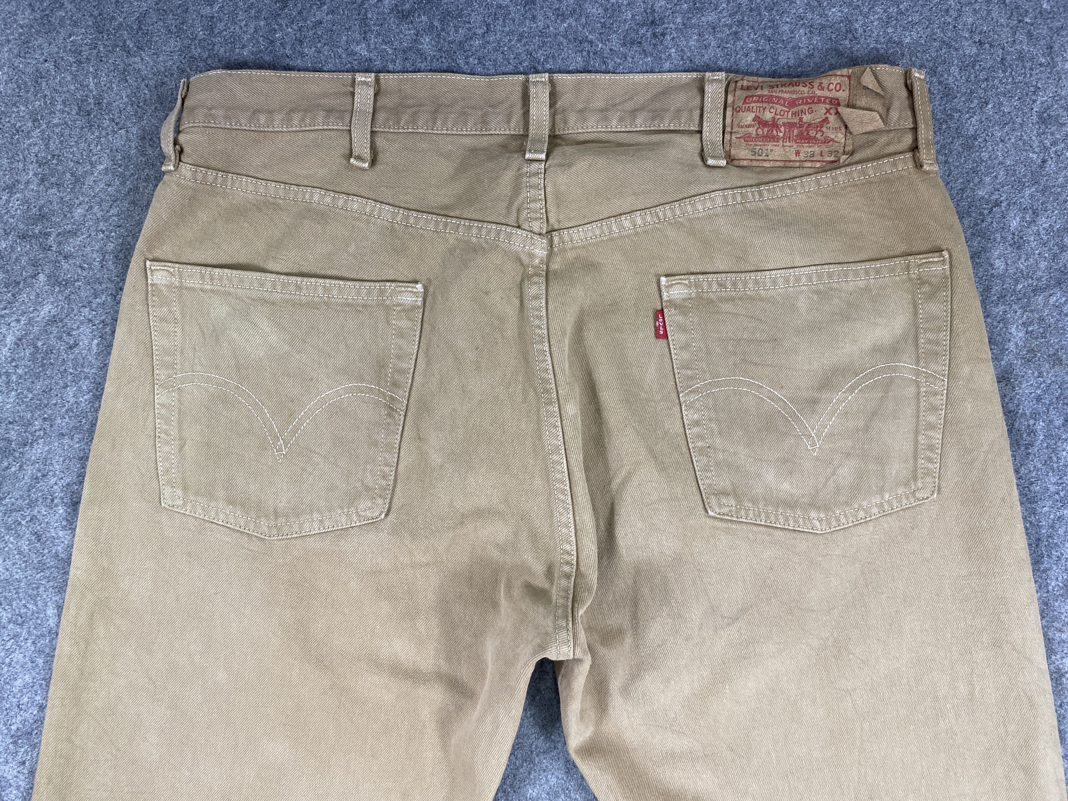 Levi's Brown Vintage Levi's 501 Jeans 38x33 Denim -JN2263 Size US 38 / EU 54 - 4 Thumbnail