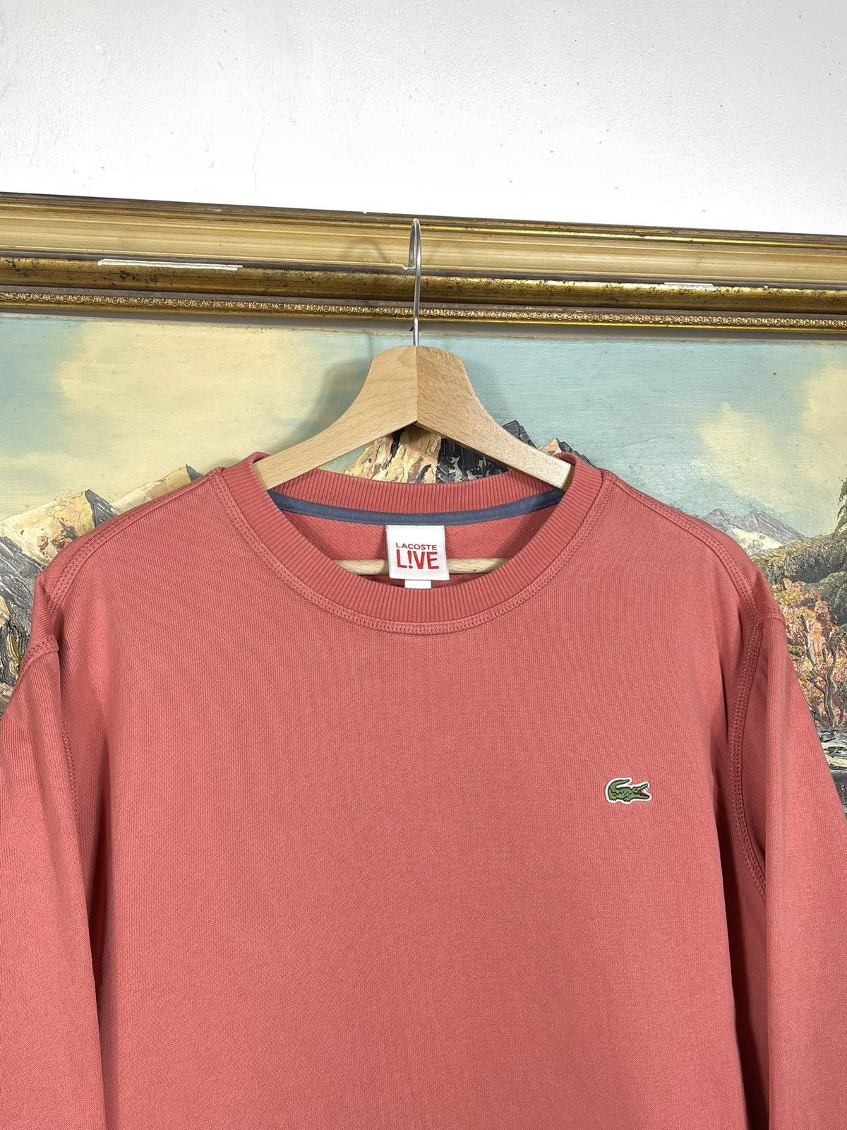 Lacoste × Vintage Lacoste Small Logo Sweatshirt Crewneck Sweater Streetwear Size US XL / EU 56 / 4 - 4 Thumbnail