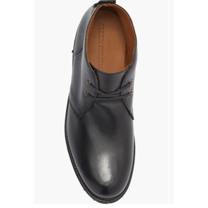 Allen Edmonds Allen Edmonds Mens Black Leather Chandler Lug Sole Chukka Bo Size US 9.5 / EU 42-43 - 10 Thumbnail