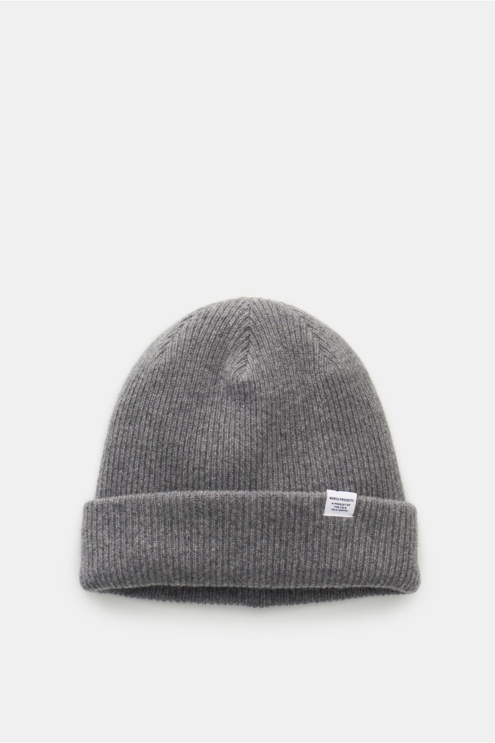 Norse Projects [OS] Standard Merino Lambswool Beanie in Grey Size ONE SIZE - 3 Thumbnail